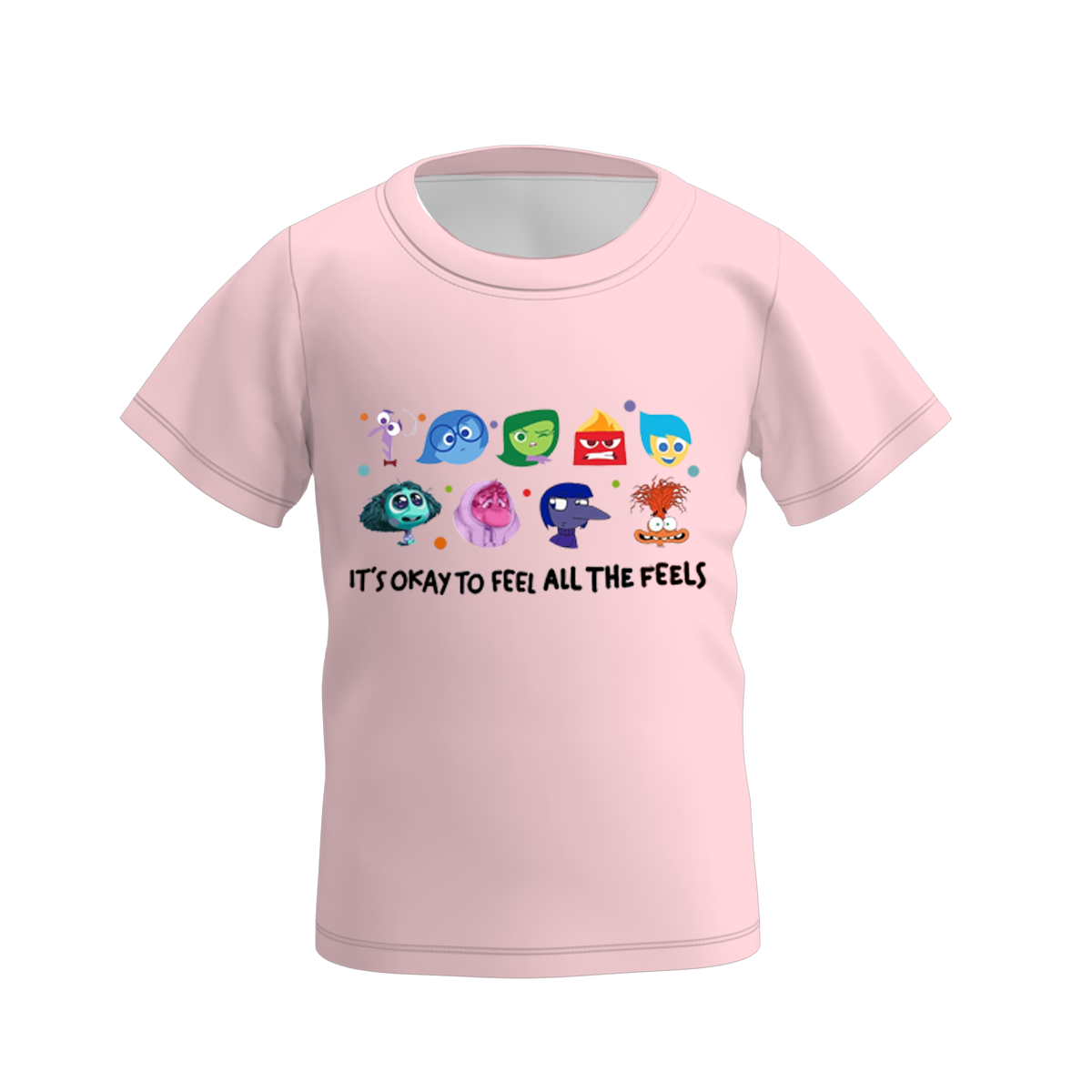 （Pre Order）Girls Cute Cartoon Print T-shirt