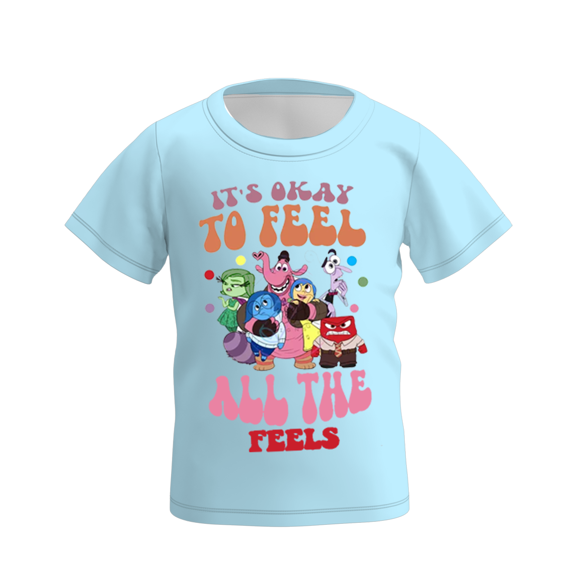 （Pre Order）Girls Cute Cartoon Print T-shirt