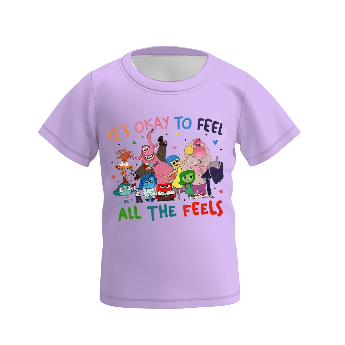 （Pre Order）Girls Cute Cartoon Print T-shirt