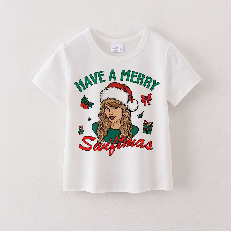 （Pre Order）Christmas TS Print Cotton Top