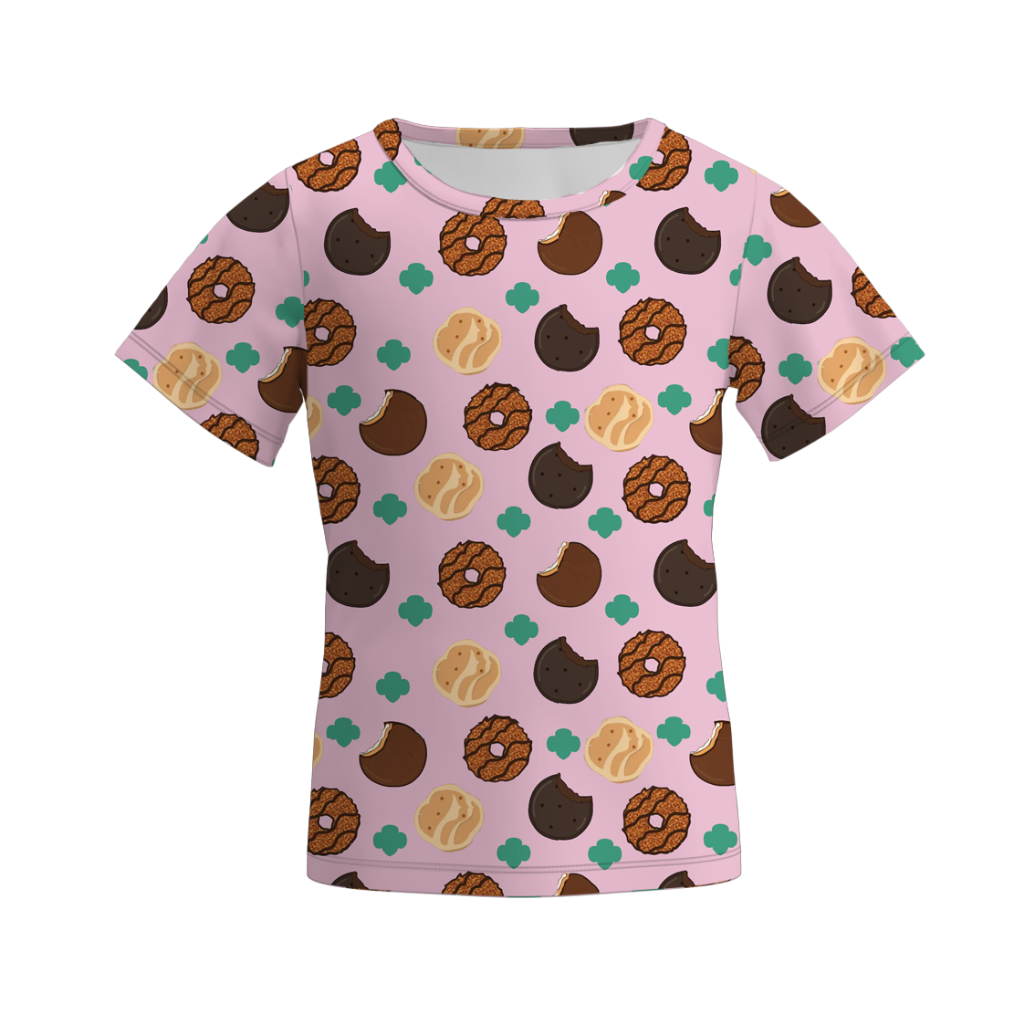 （Pre Order）Girls Scout Cookie Print Top