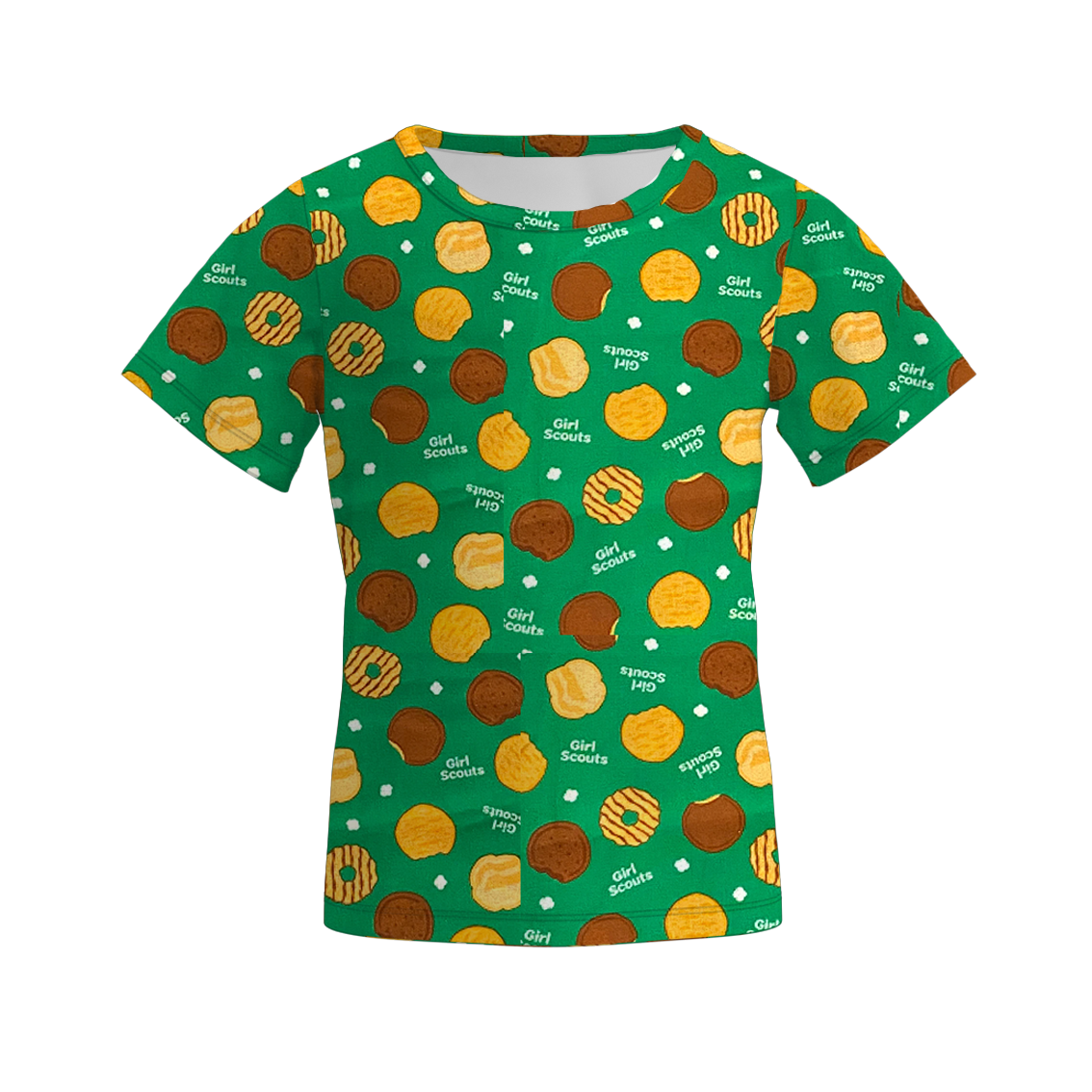 （Pre Order）Girls Scout Cookie Print Top