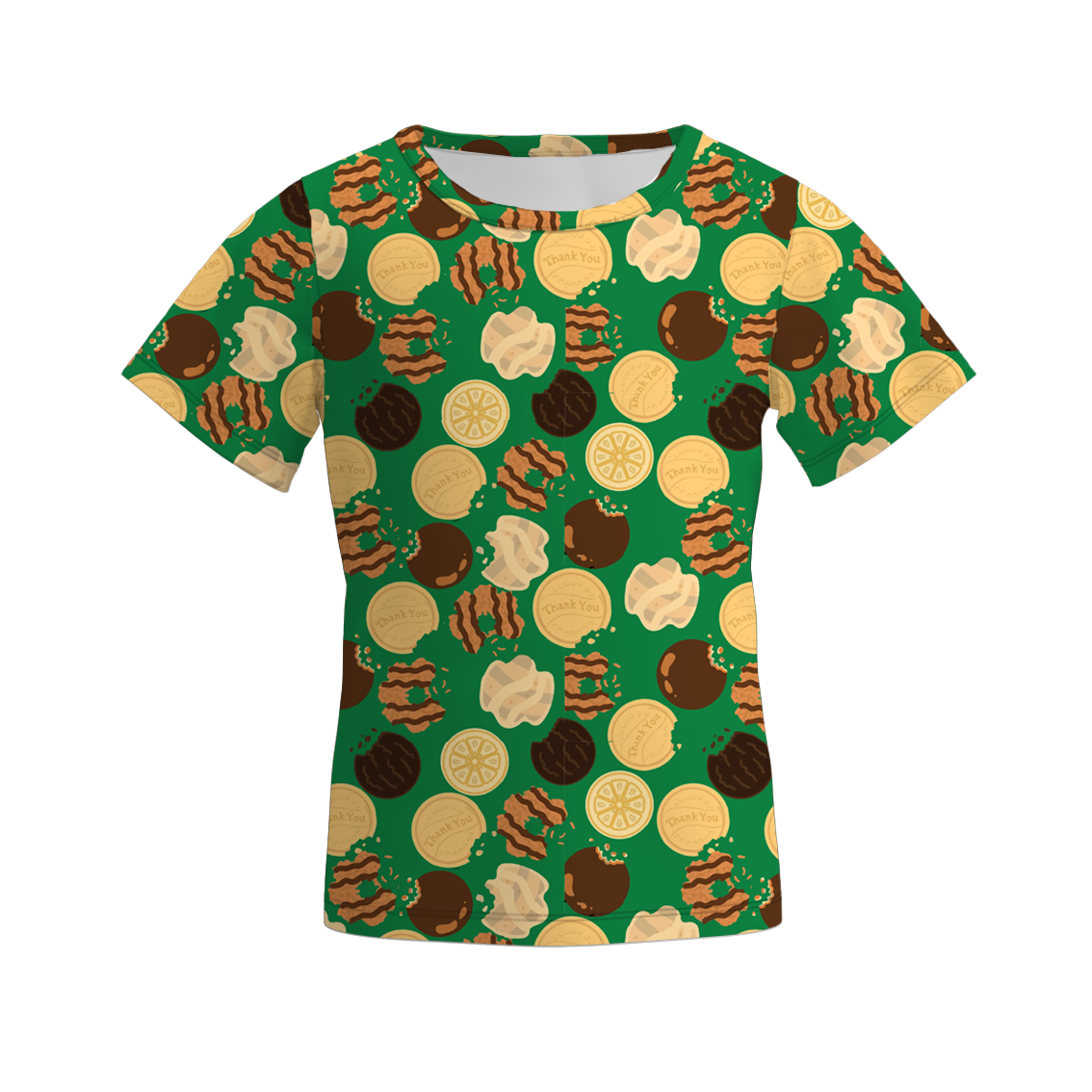 （Pre Order）Girls Scout Cookie Print Top