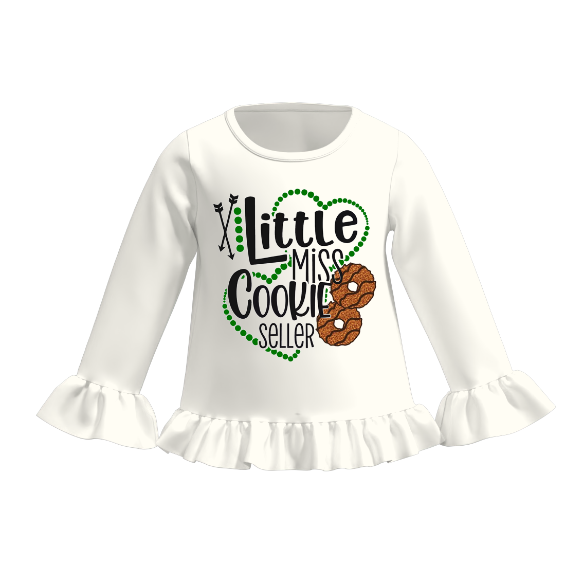 （Pre Order）Girls Scout Cookie Print Top