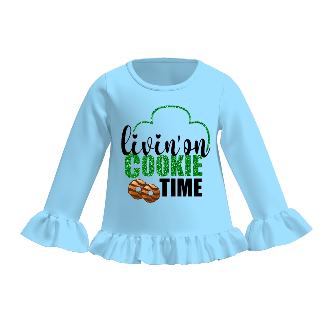 （Pre Order）Girls Scout Cookie Print Top