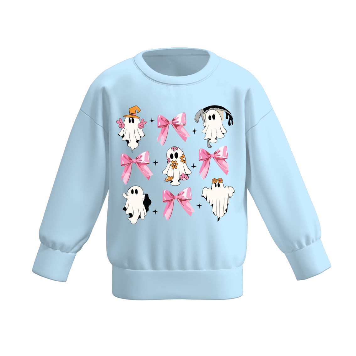 （Pre Order）Girls Halloween Print Sweatshirt