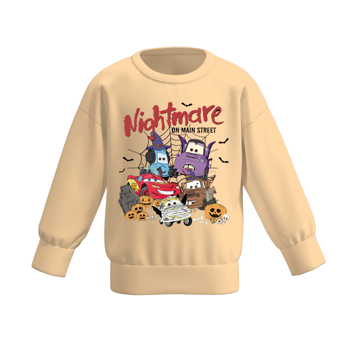 （Pre Order）Girls Halloween Print Sweatshirt