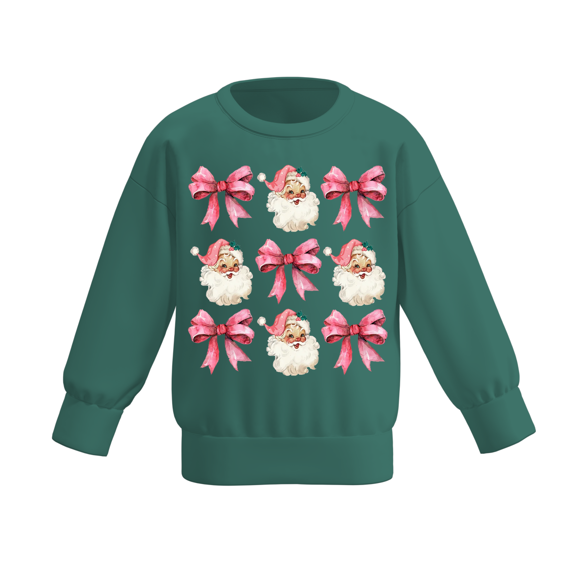 （Pre Order）Girls Christmas Print Sweatshirt