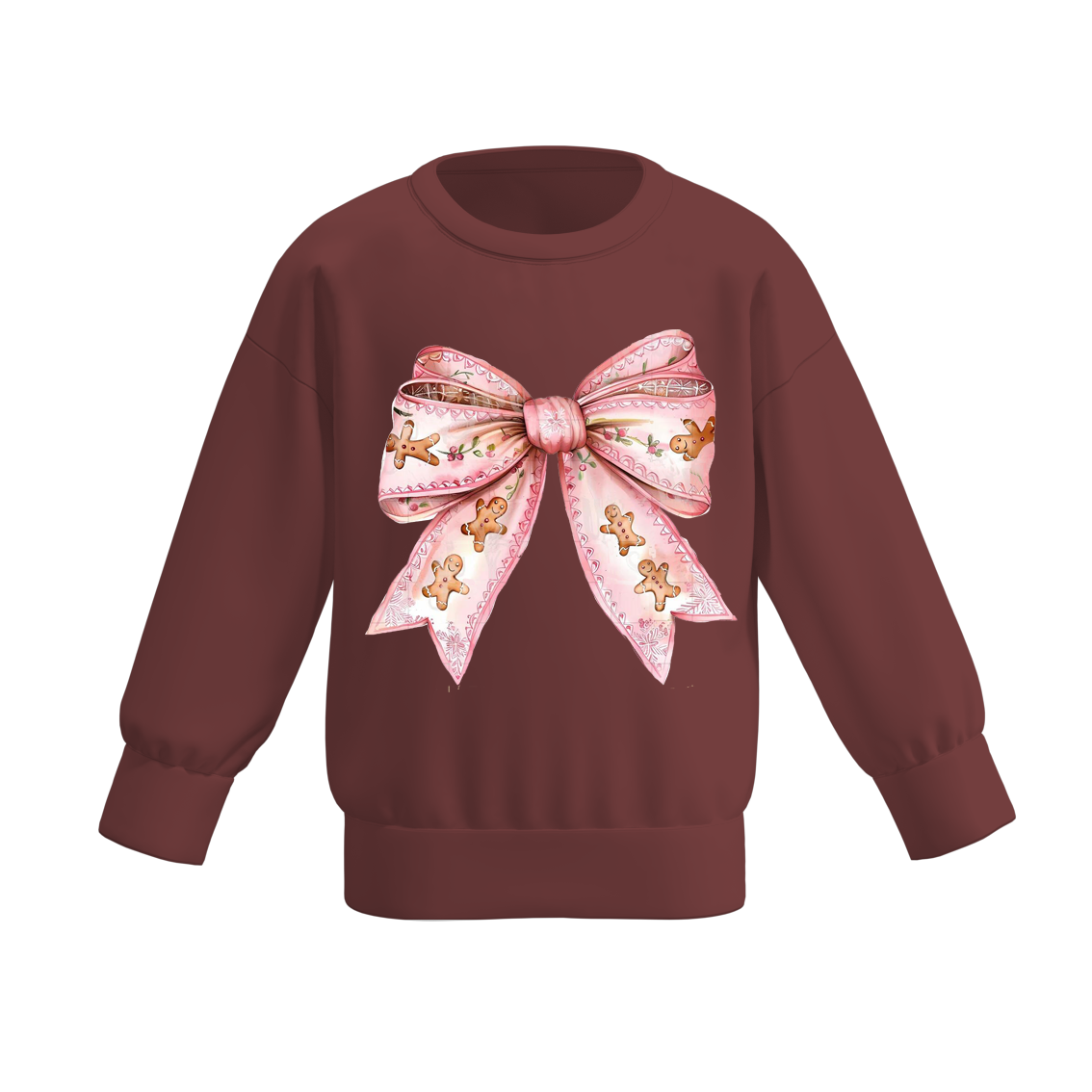 （Pre Order）Girls Christmas Print Sweatshirt