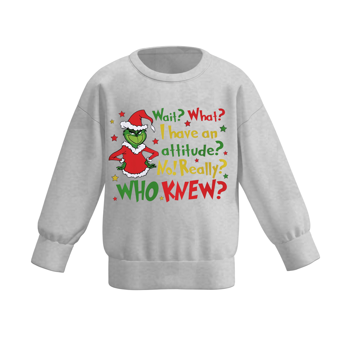 （Pre Order）Girls Christmas Print Sweatshirt