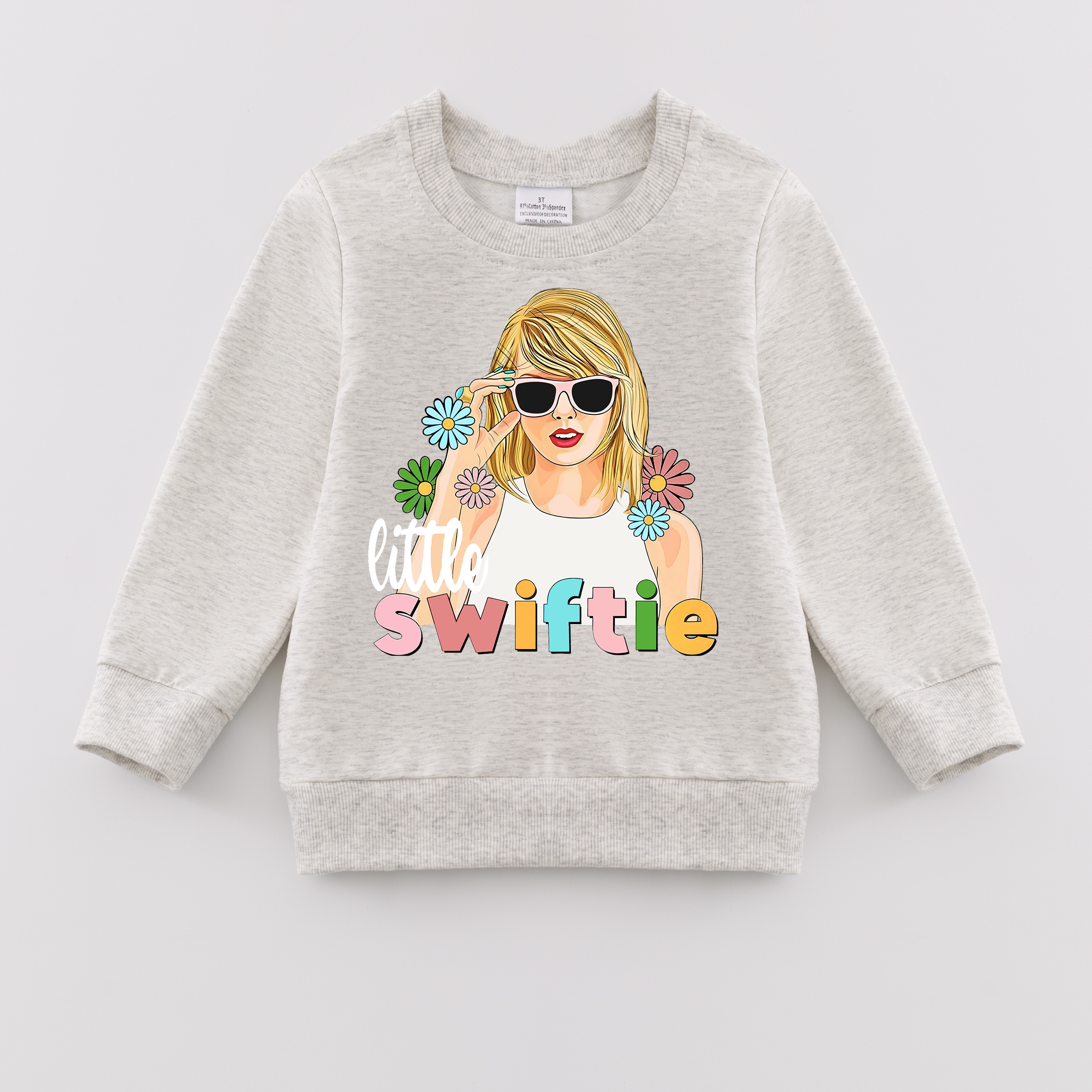 （Pre Order）Girls Fall TS Print Sweatshirt