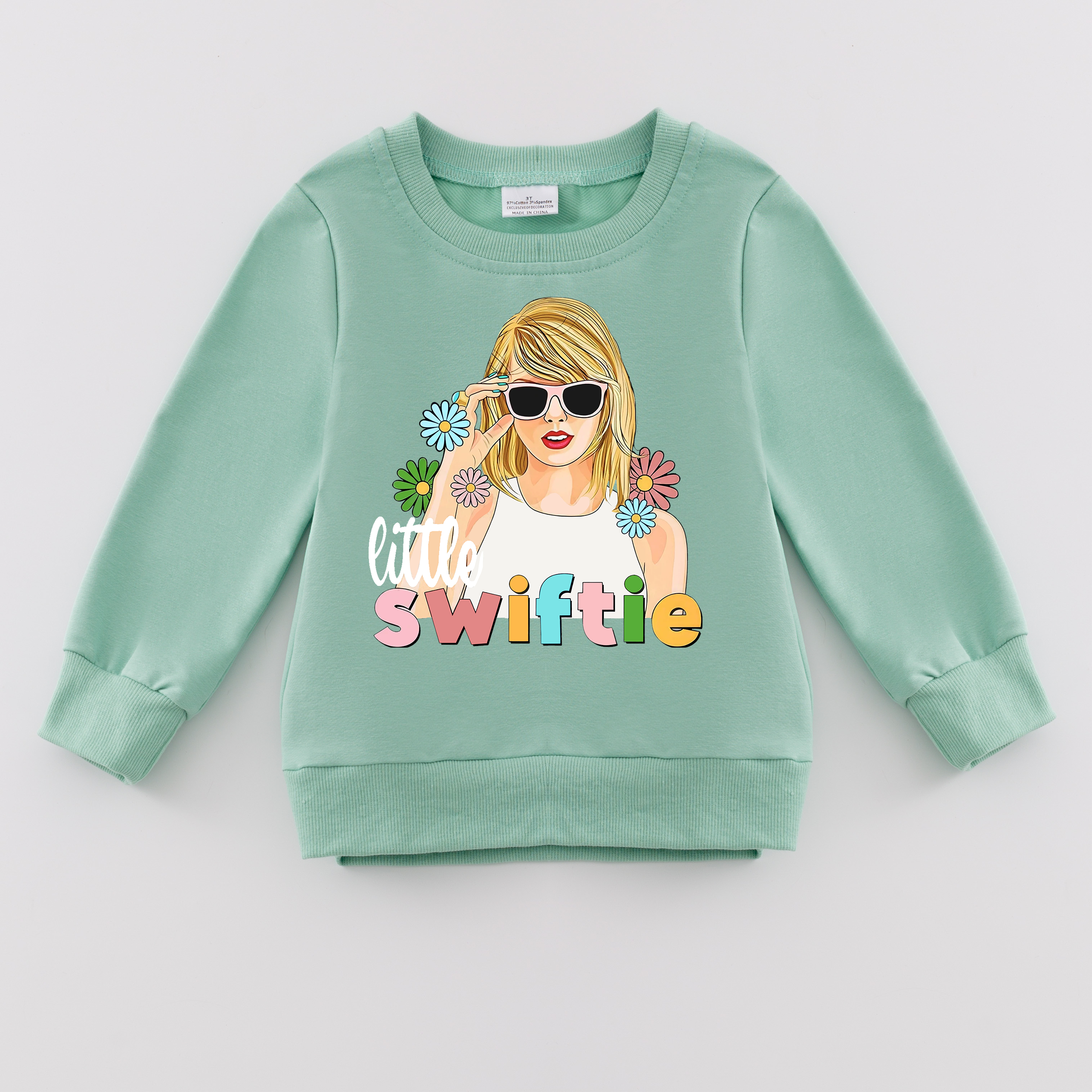 （Pre Order）Girls Fall TS Print Sweatshirt