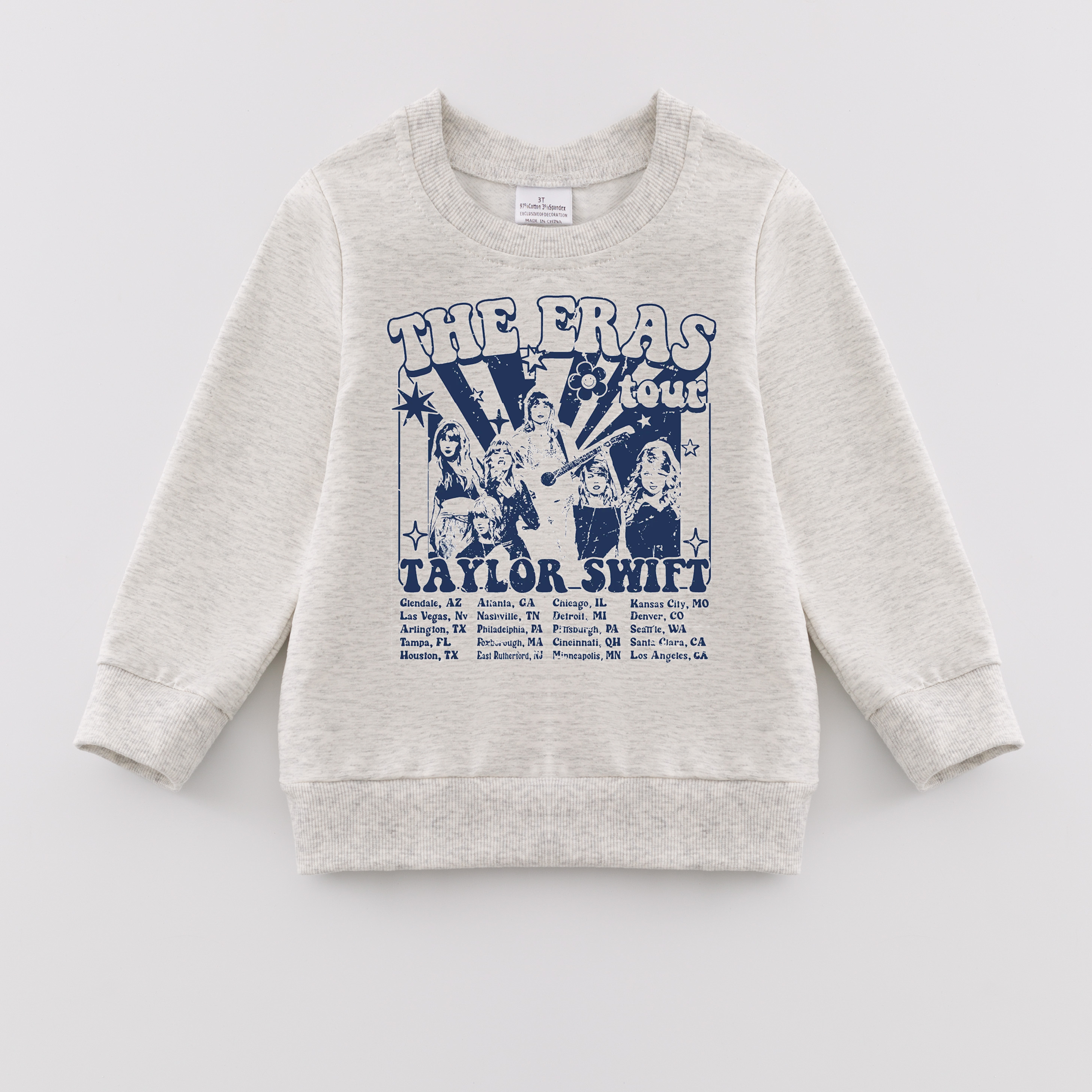 （Pre Order）Girls Fall TS Print Sweatshirt