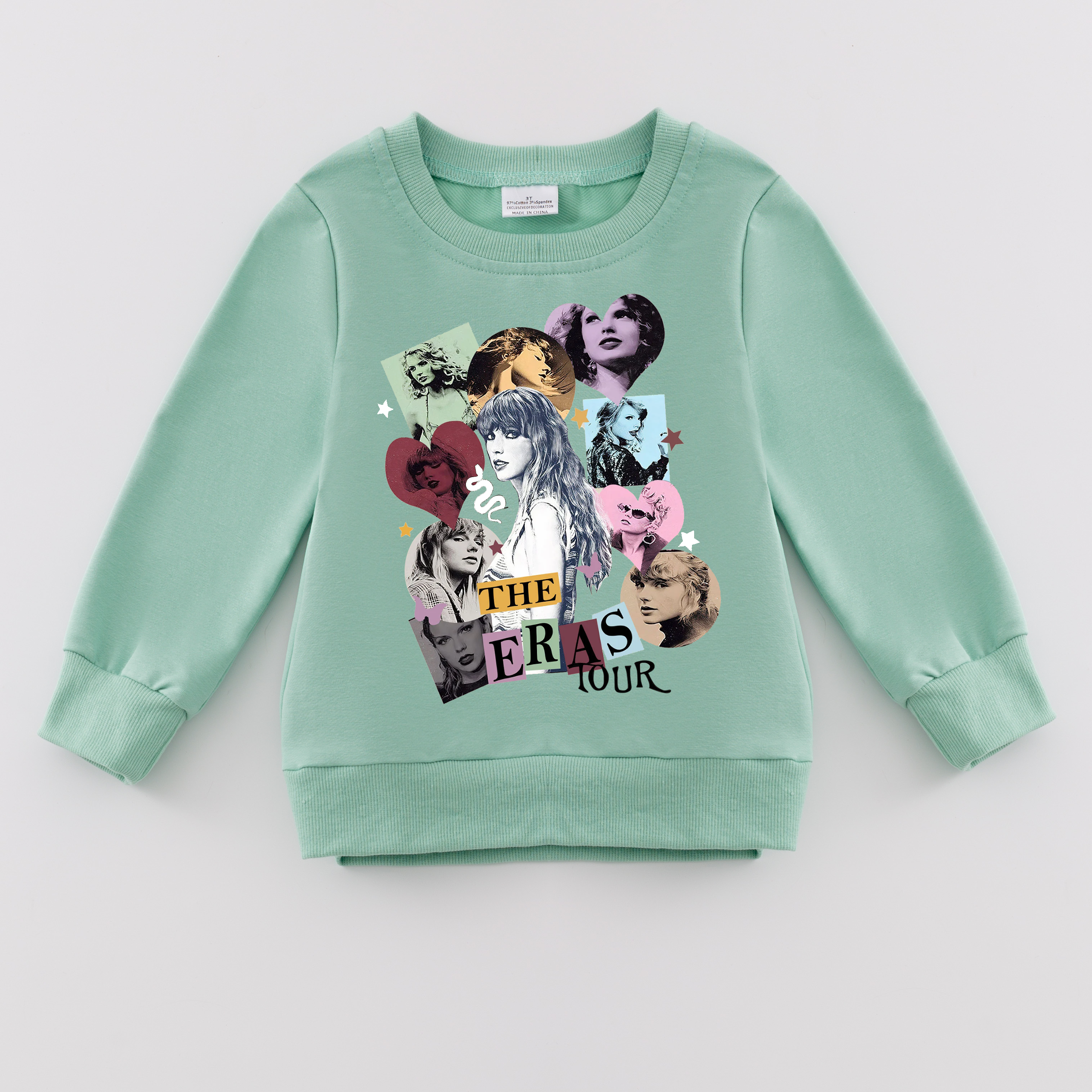 （Pre Order）Girls Fall TS Print Sweatshirt