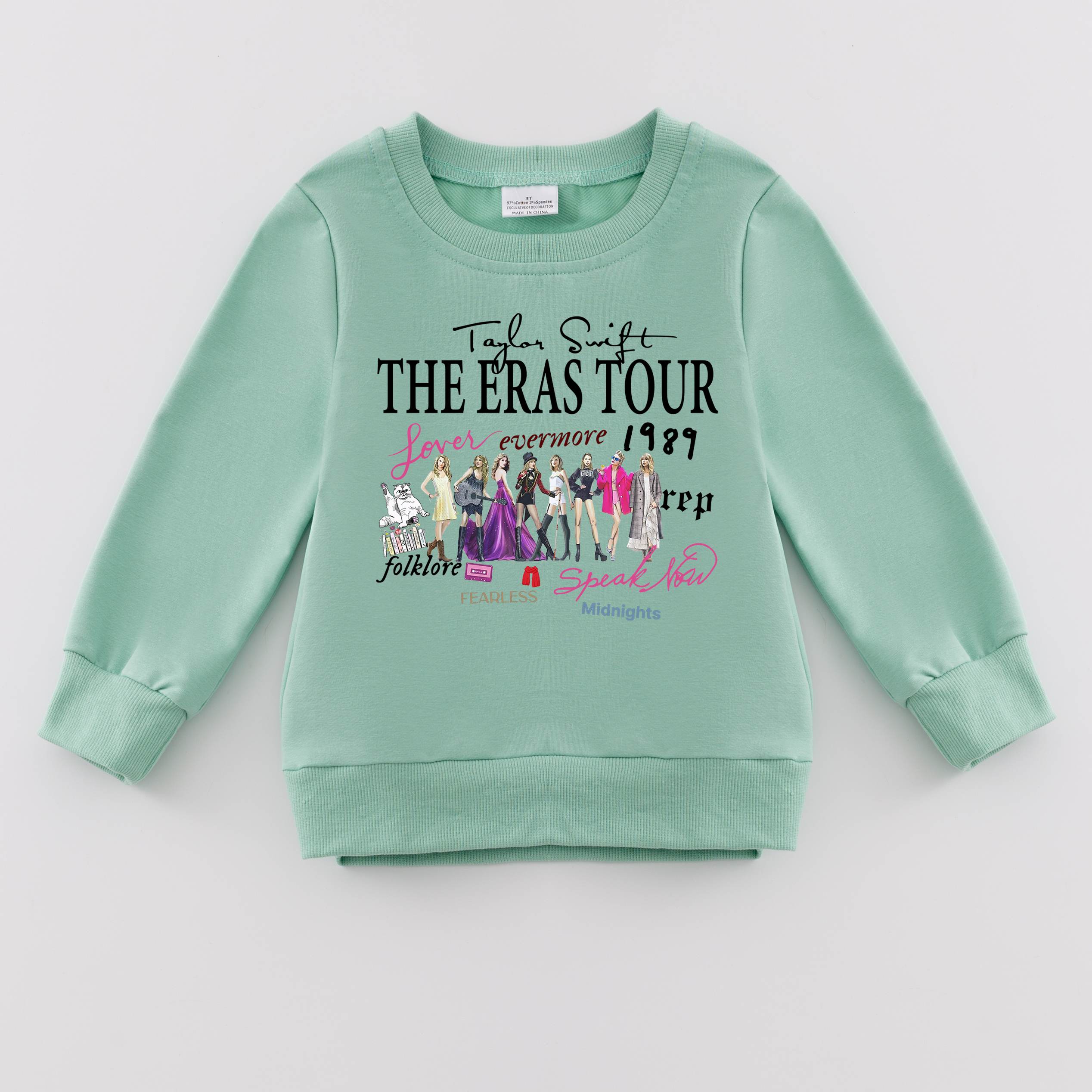 （Pre Order）Girls Fall TS Print Sweatshirt