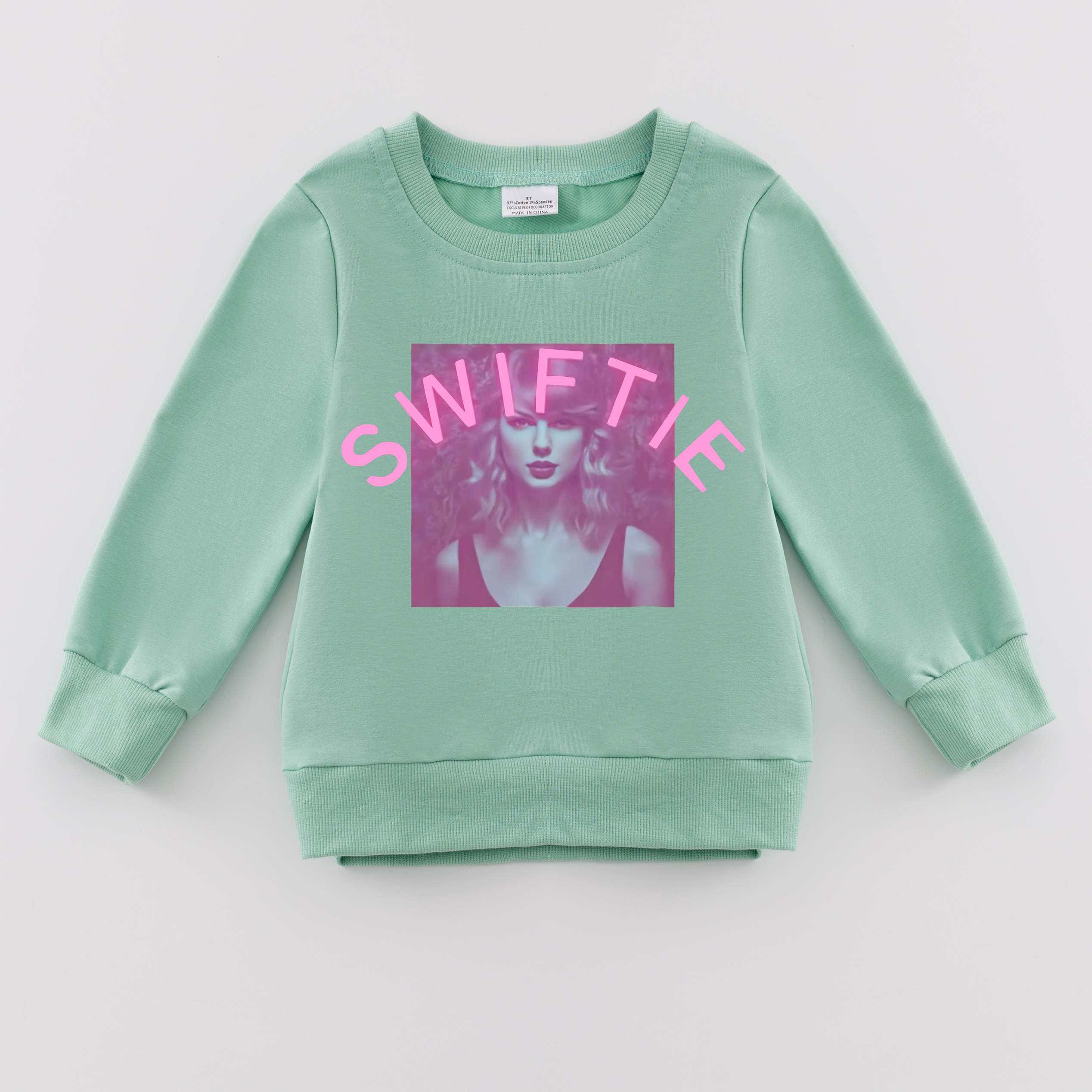 （Pre Order）Girls Fall TS Print Sweatshirt