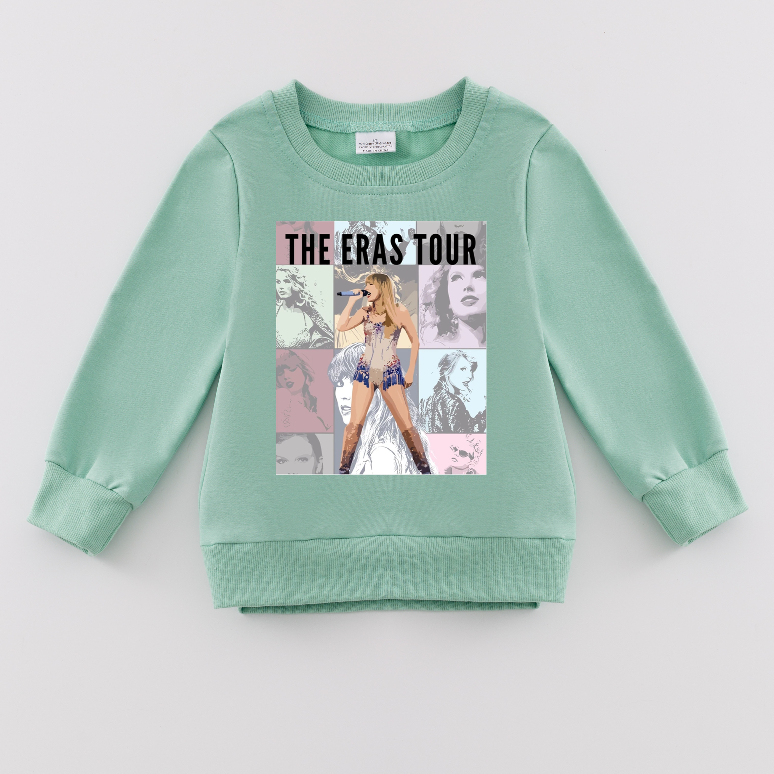 （Pre Order）Girls Fall TS Print Sweatshirt