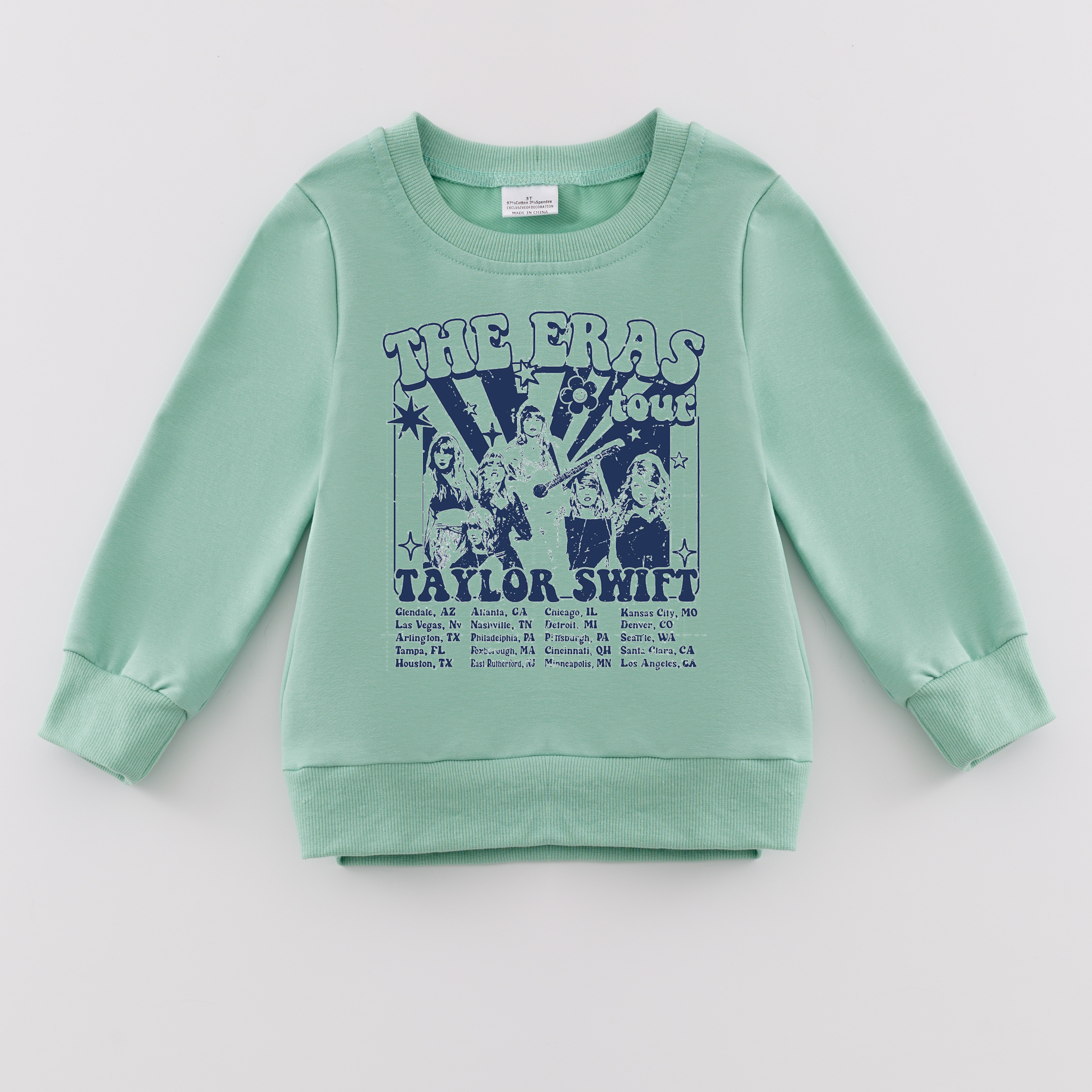 （Pre Order）Girls Fall TS Print Sweatshirt