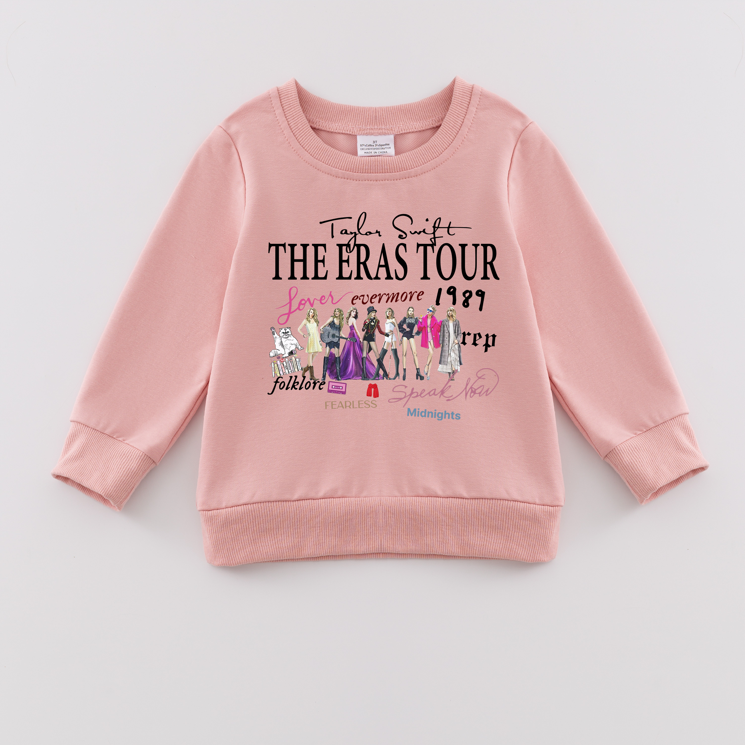 （Pre Order）Girls Fall TS Print Sweatshirt