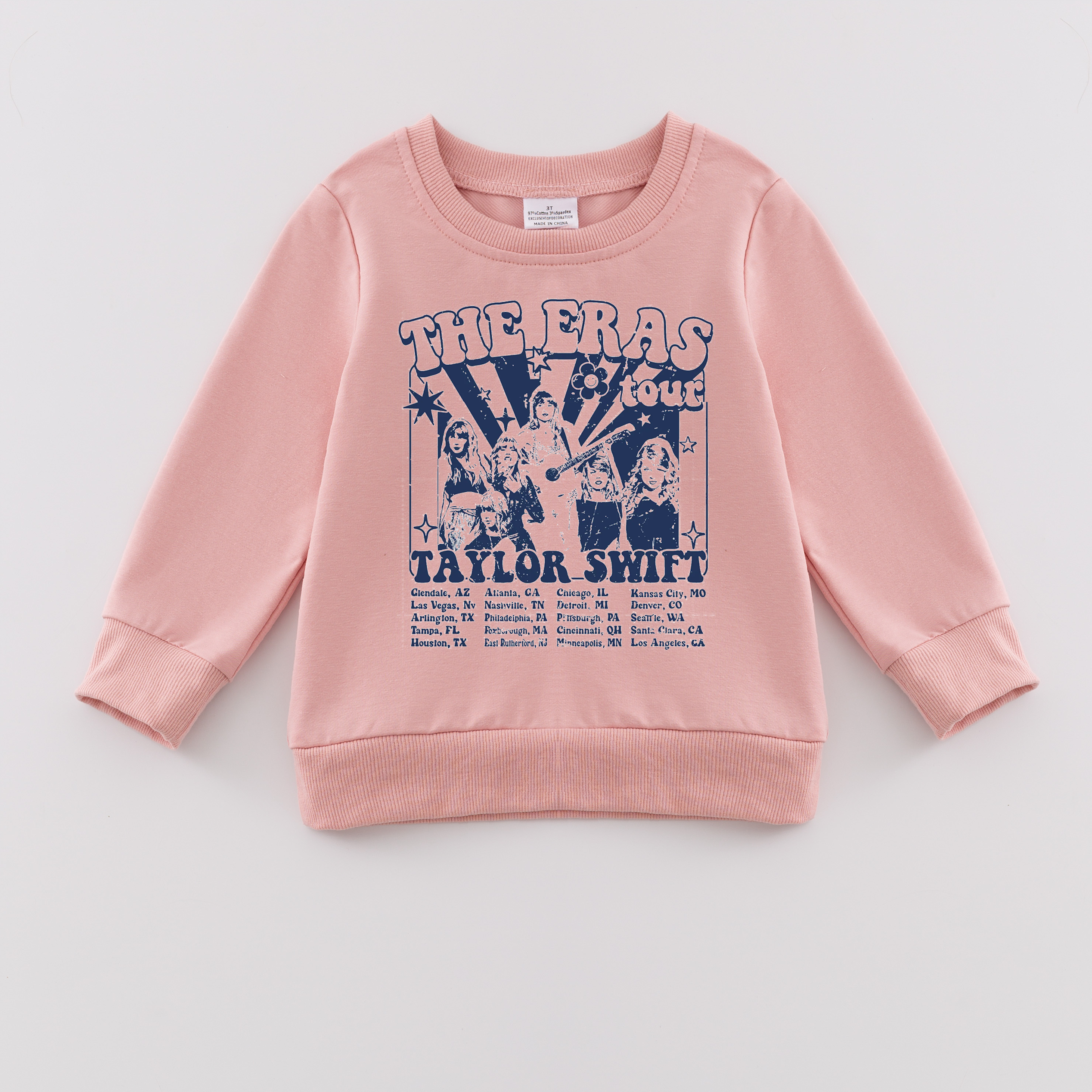 （Pre Order）Girls Fall TS Print Sweatshirt