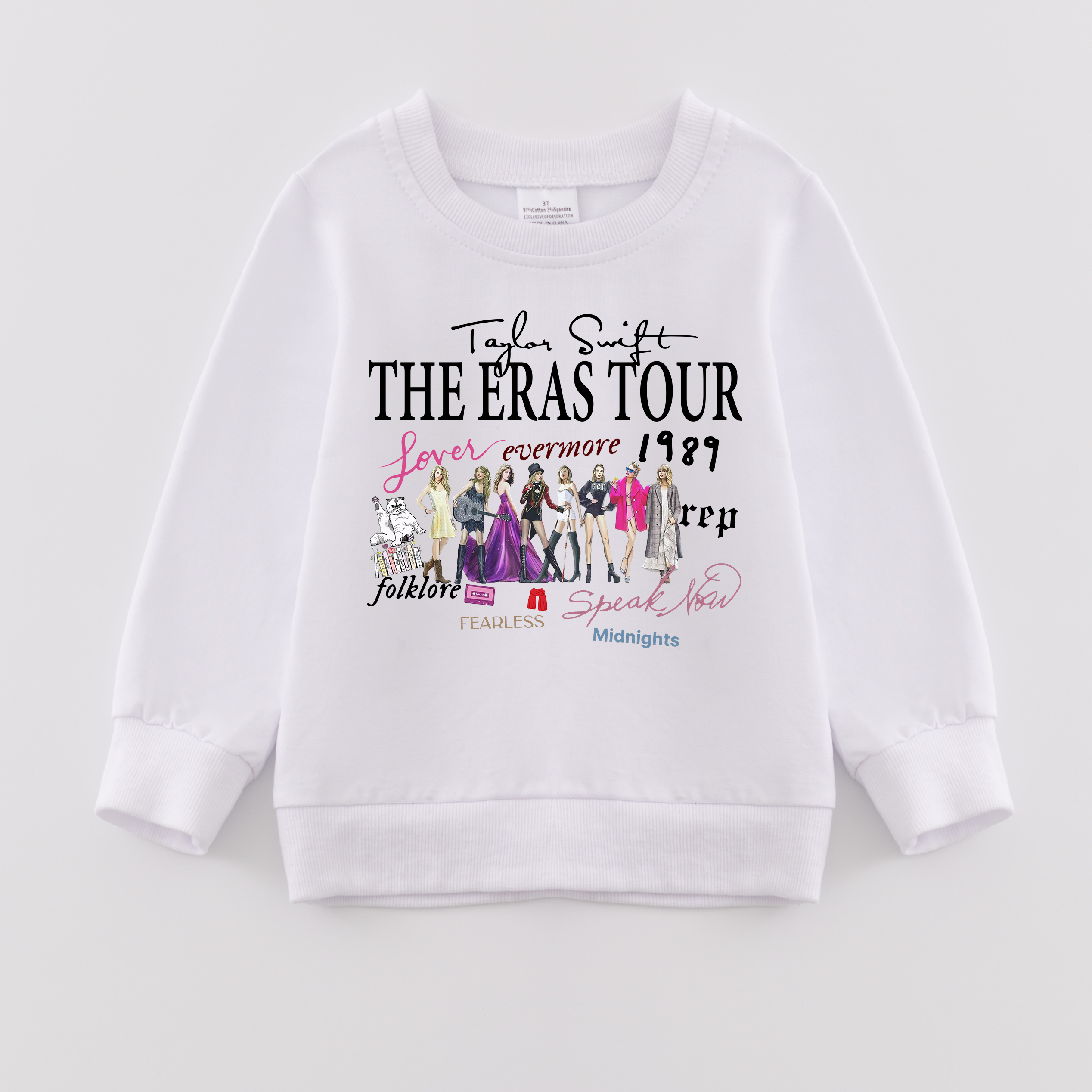 （Pre Order）Girls Fall TS Print Sweatshirt