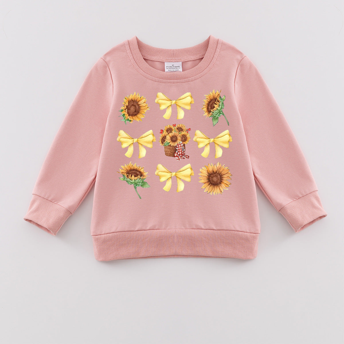 （Pre Order）Girls Thanksgiving Print Sweatshirt