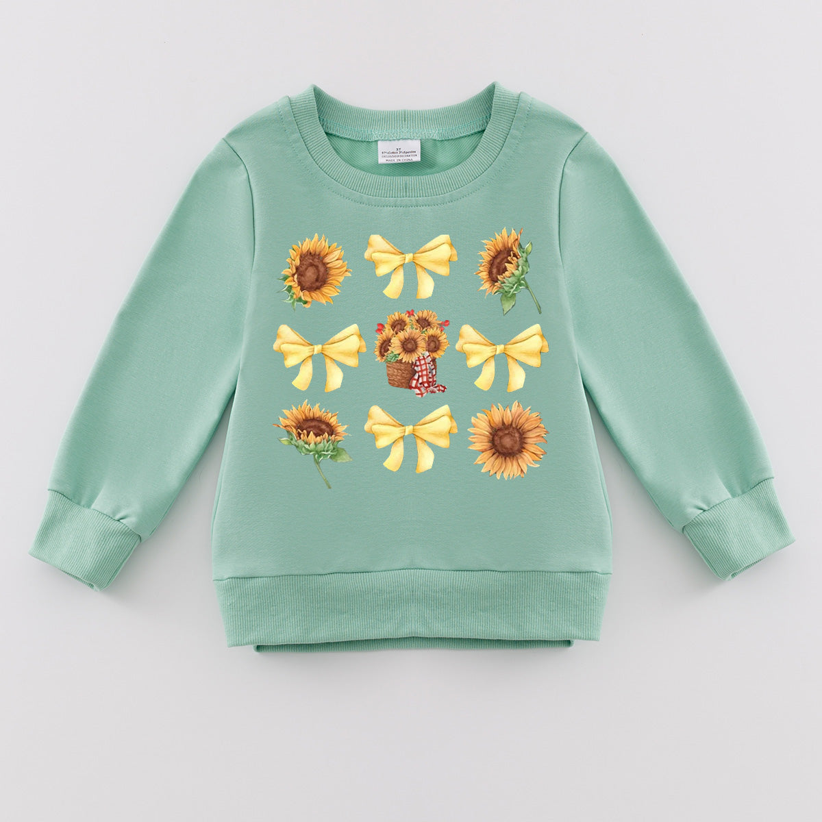 （Pre Order）Girls Thanksgiving Print Sweatshirt