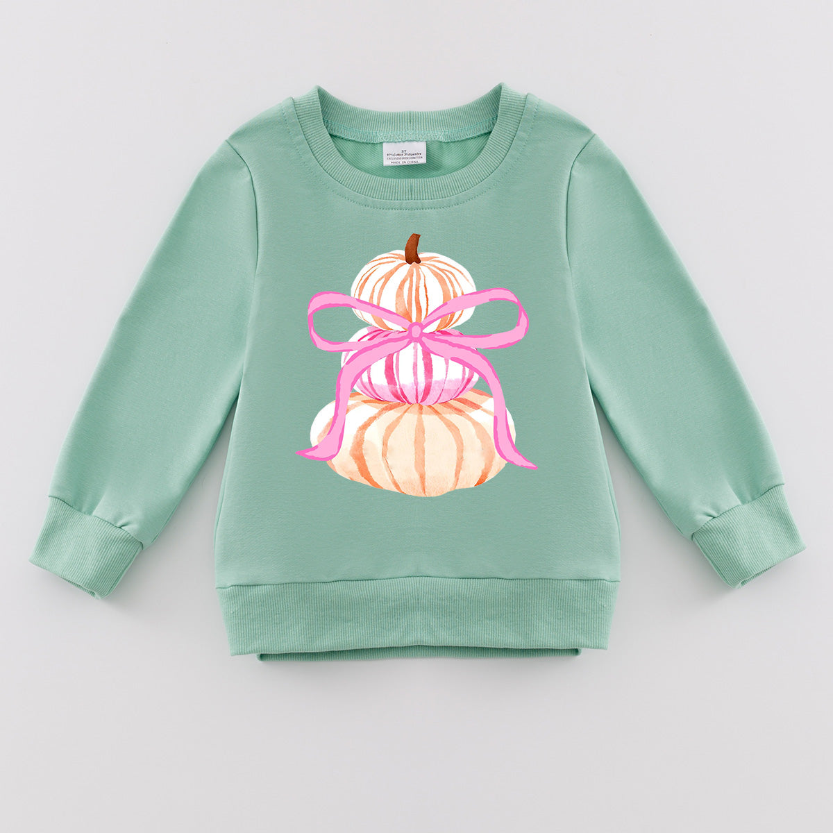 （Pre Order）Girls Thanksgiving Print Sweatshirt