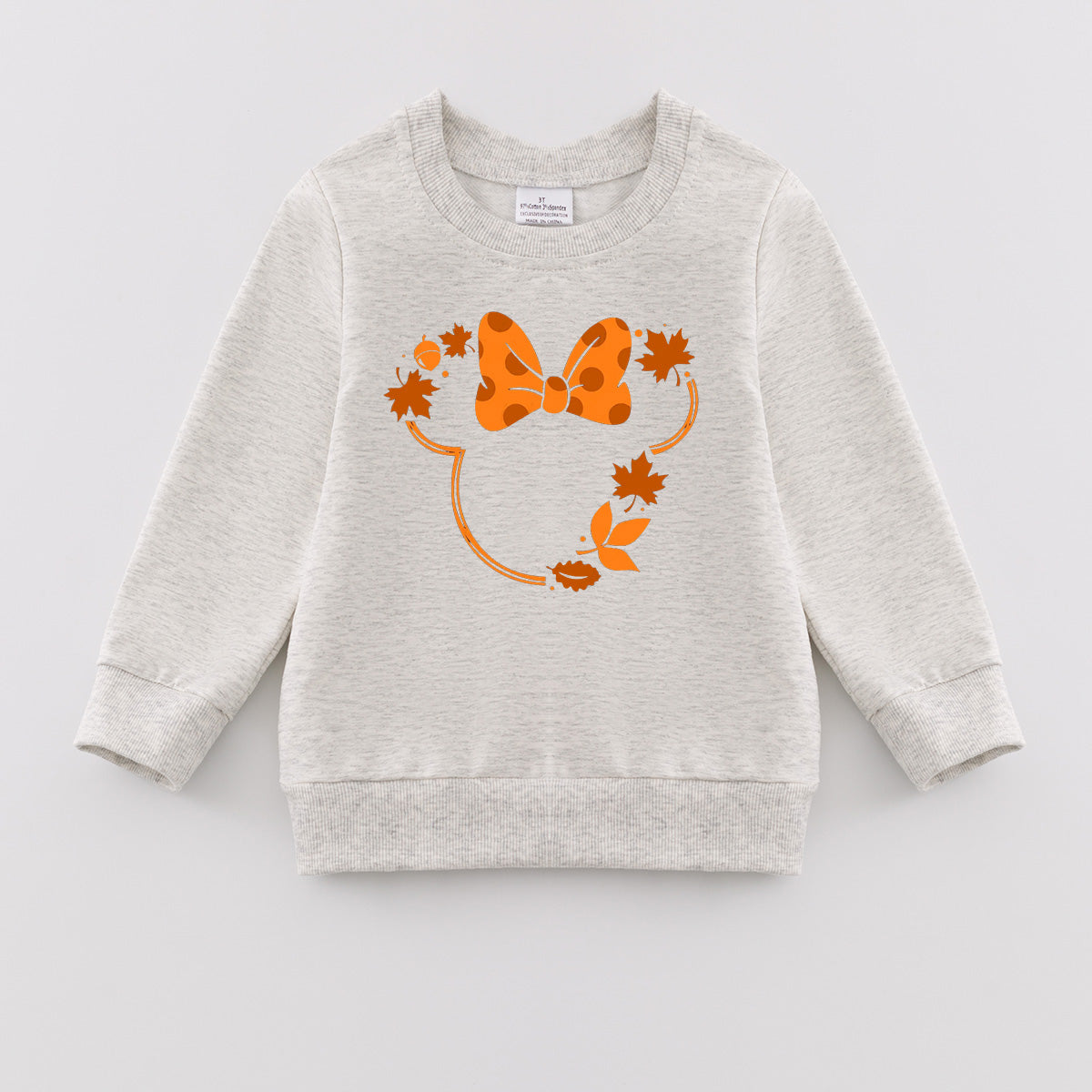 （Pre Order）Girls Thanksgiving Print Sweatshirt