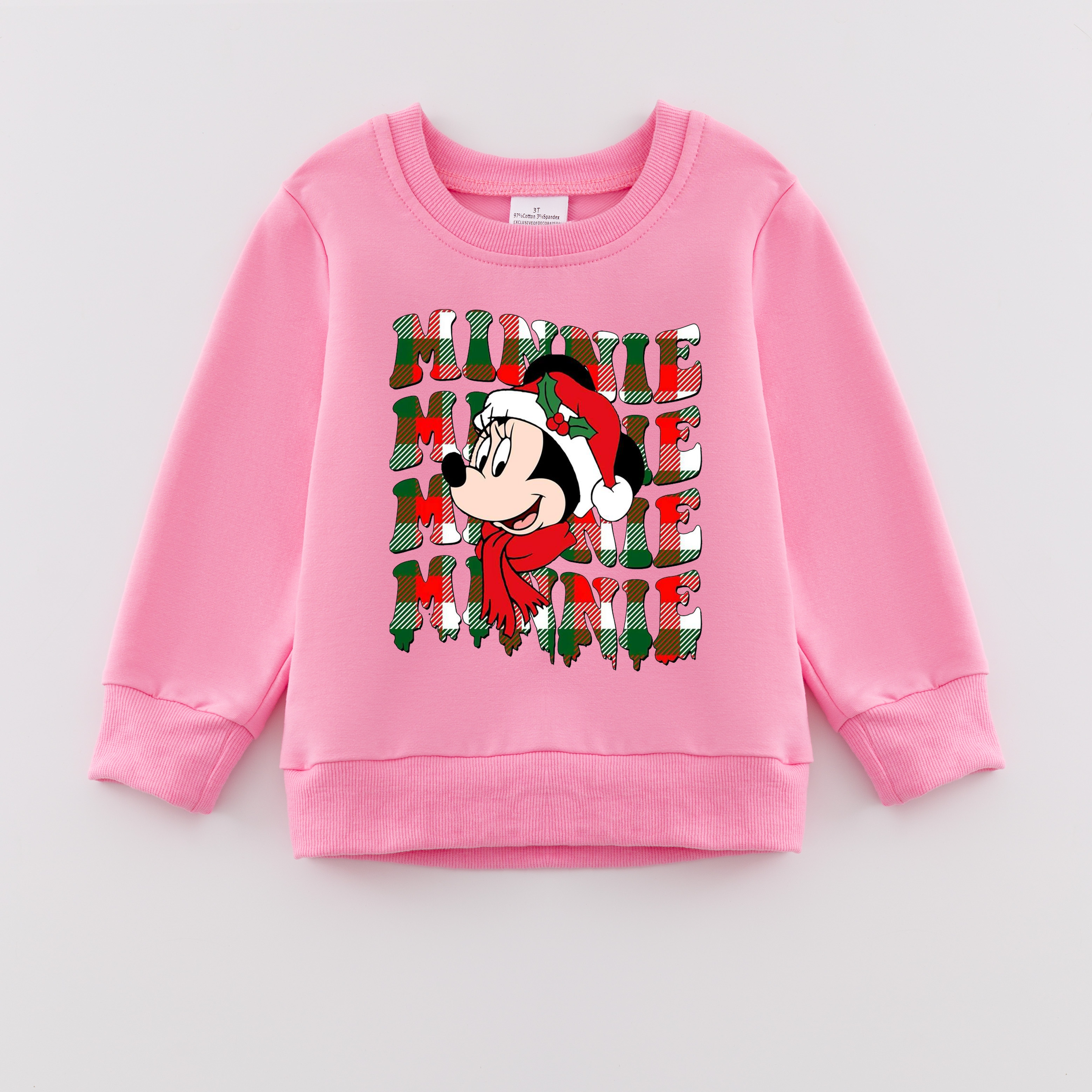 （Pre Order）Girls Christmas Print Sweatshirt