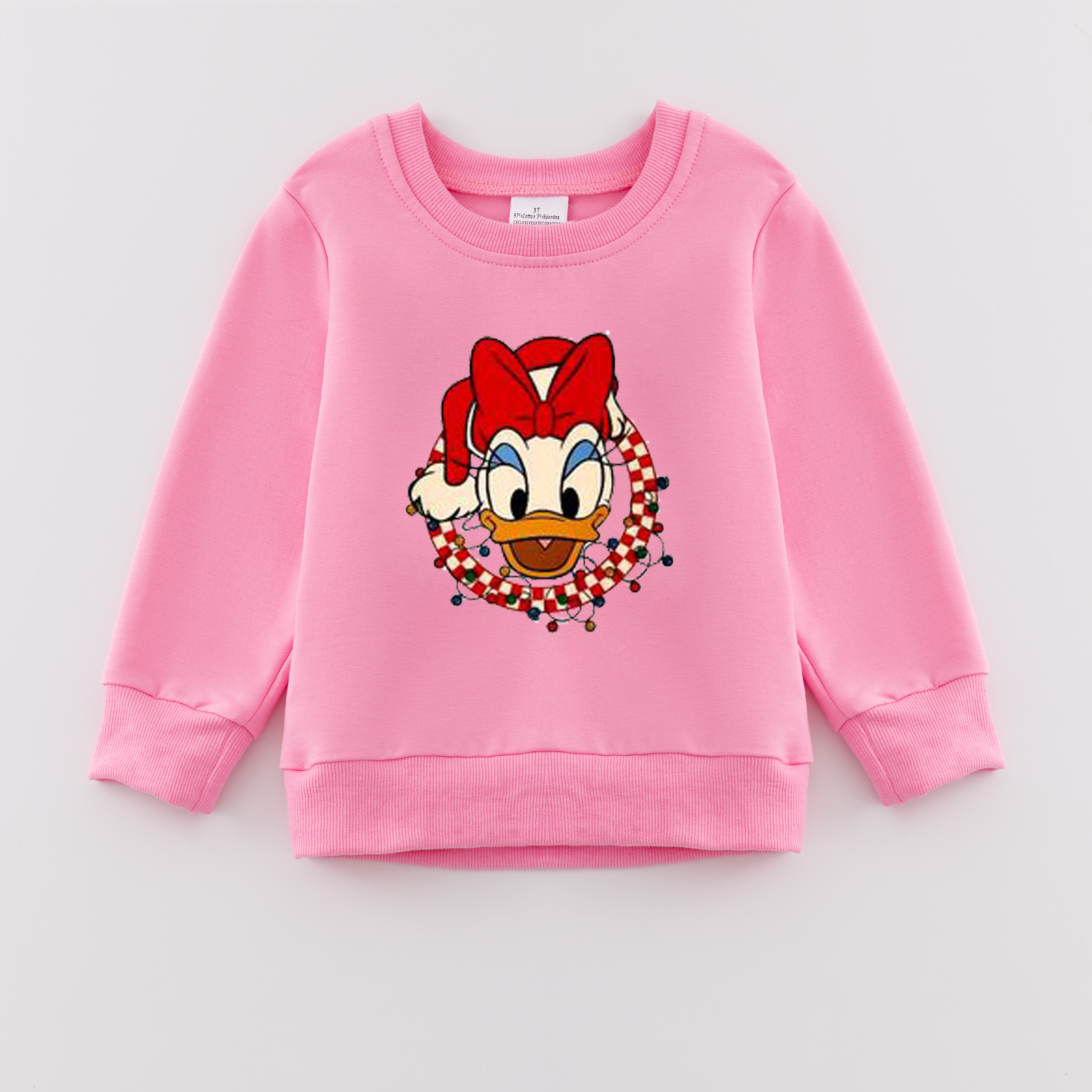 （Pre Order）Girls Christmas Print Sweatshirt