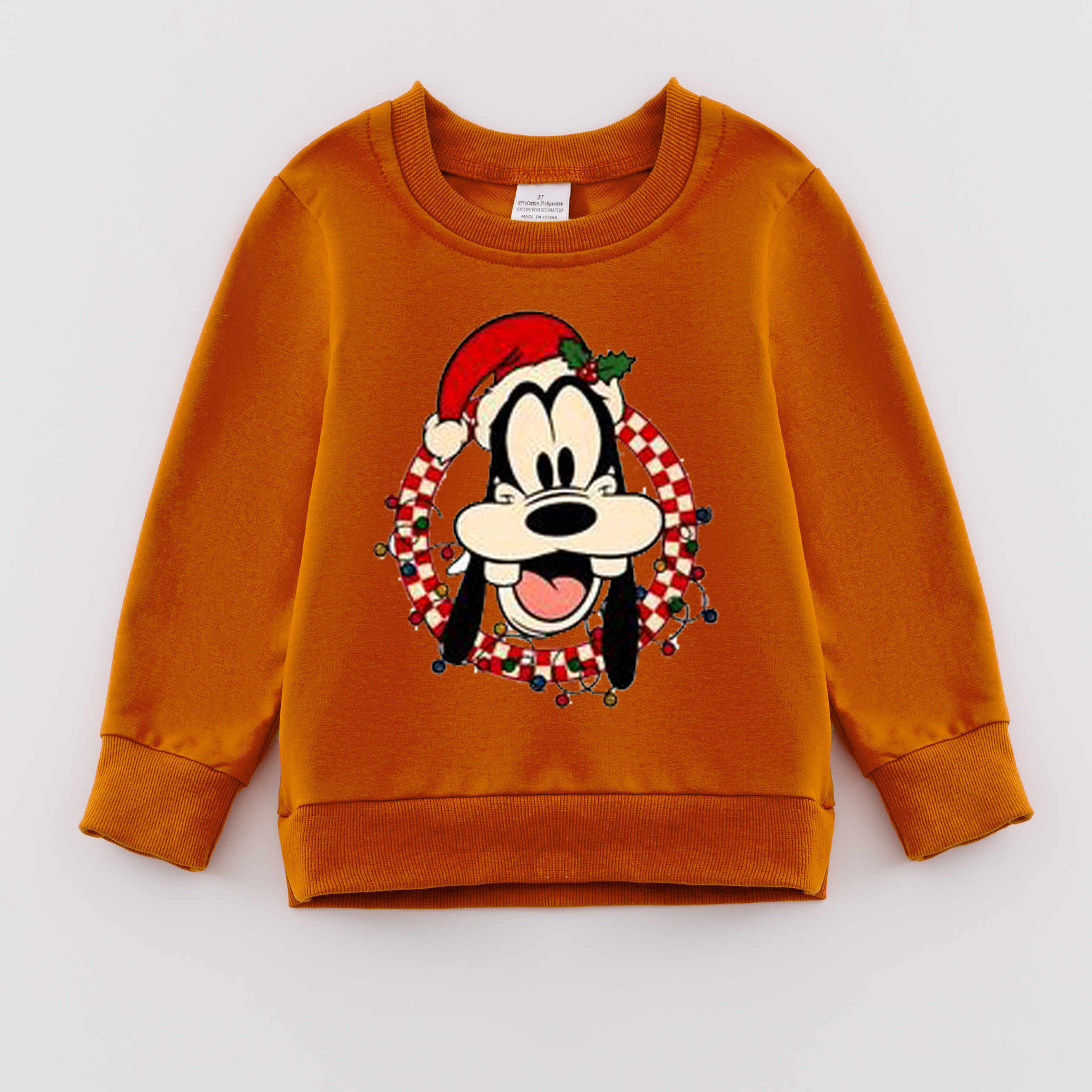 （Pre Order）Girls Christmas Print Sweatshirt