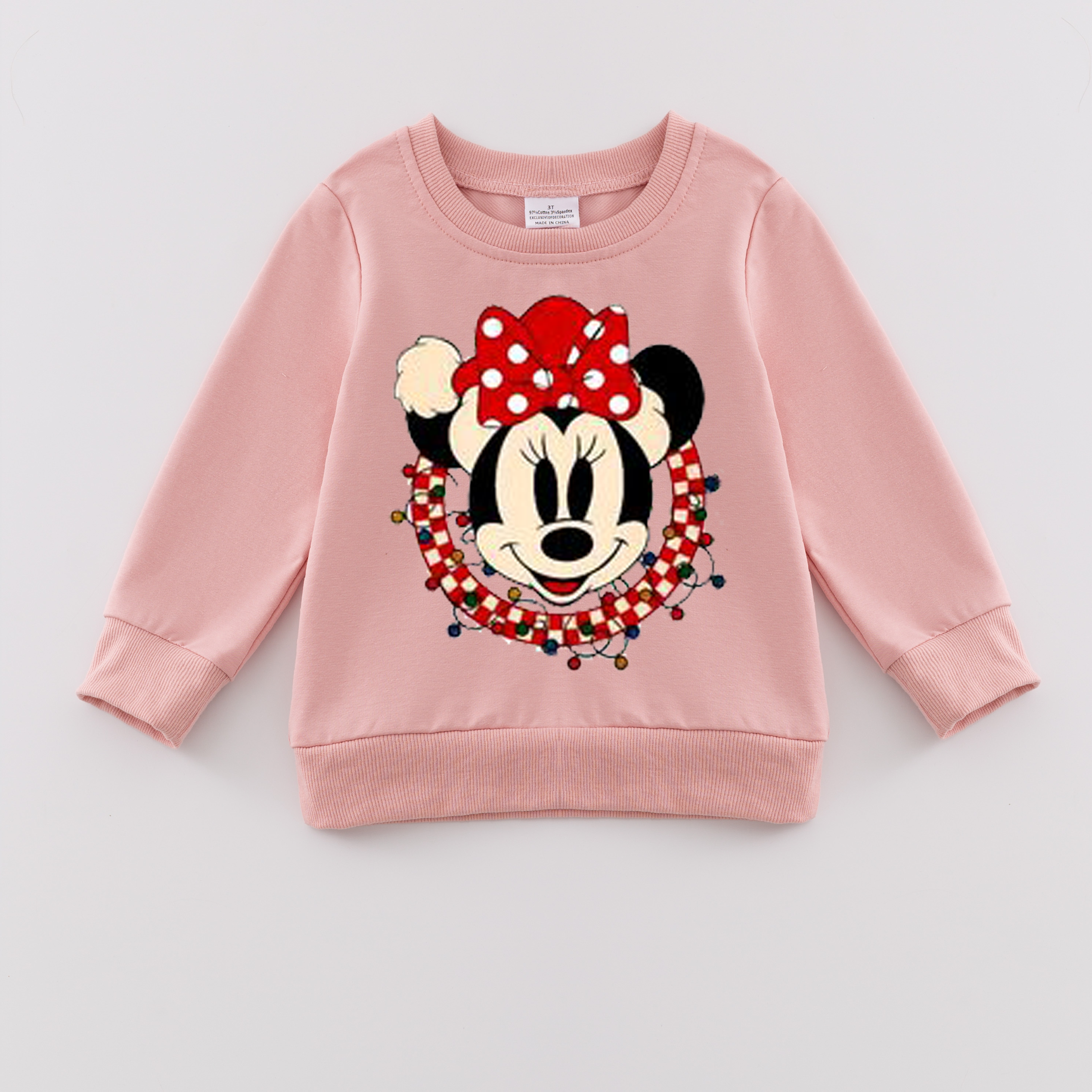 （Pre Order）Girls Christmas Print Sweatshirt