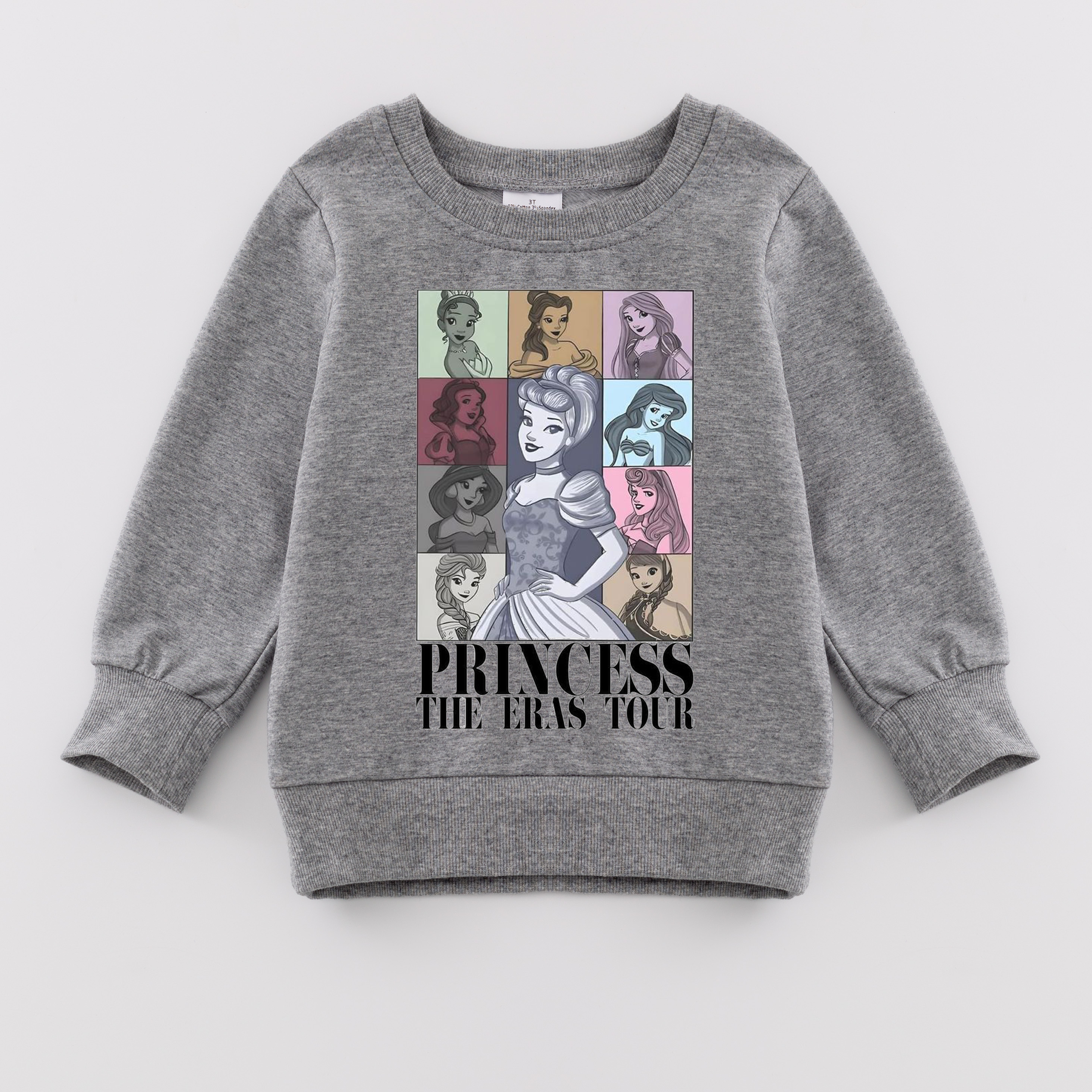 （Pre Order）Girls Fall Cartoon Print Sweatshirt