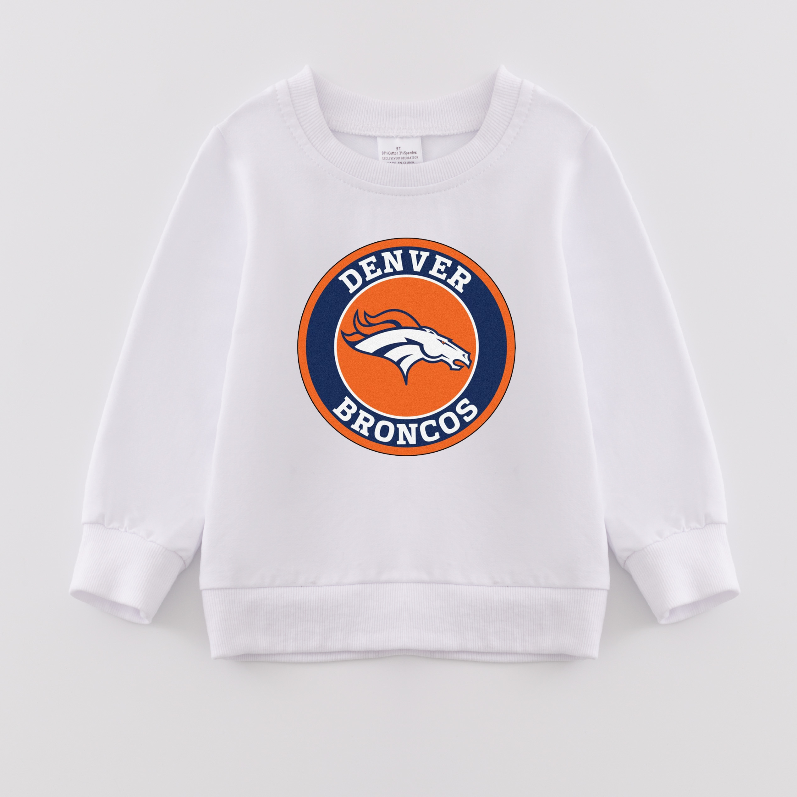 （Pre Order）Girls Fall Football Print Sweatshirt