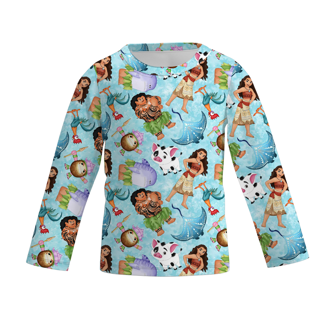 （Pre Order）Girls Fall Cartoon Print Top