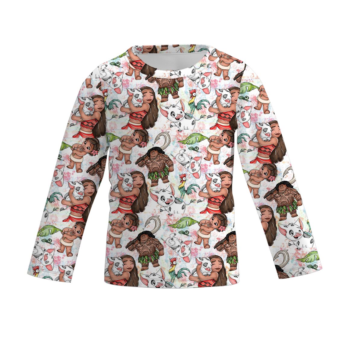 （Pre Order）Girls Fall Cartoon Print Top