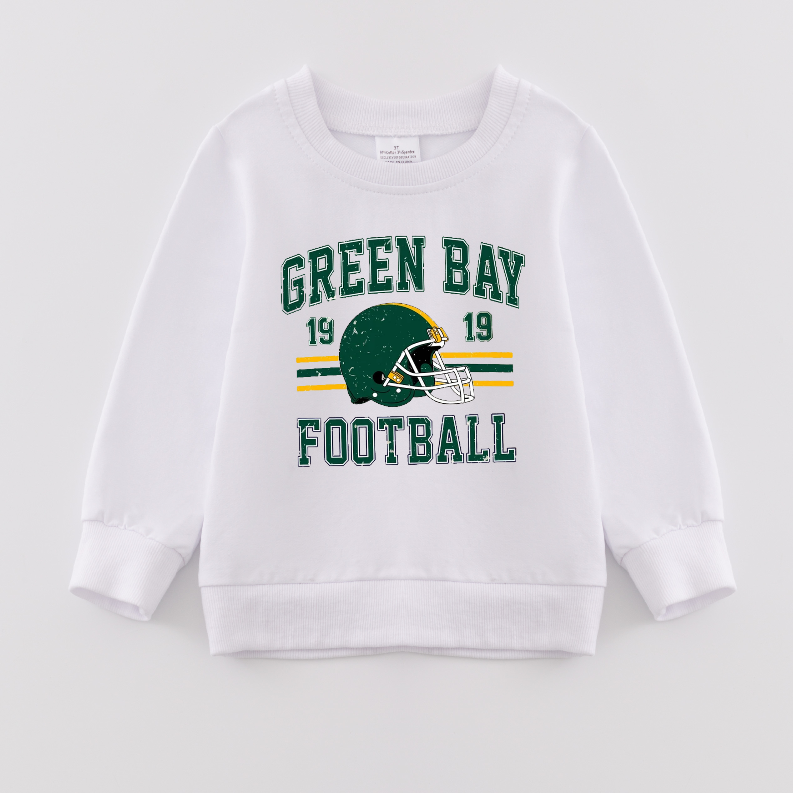 （Pre Order）Girls Fall Football Print Sweatshirt