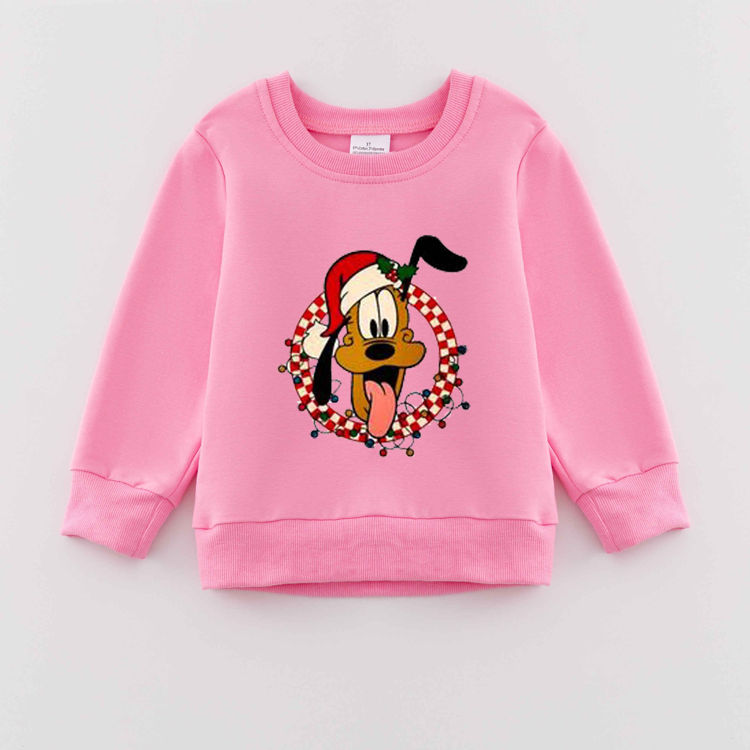 （Pre Order）Girls Christmas Print Sweatshirt