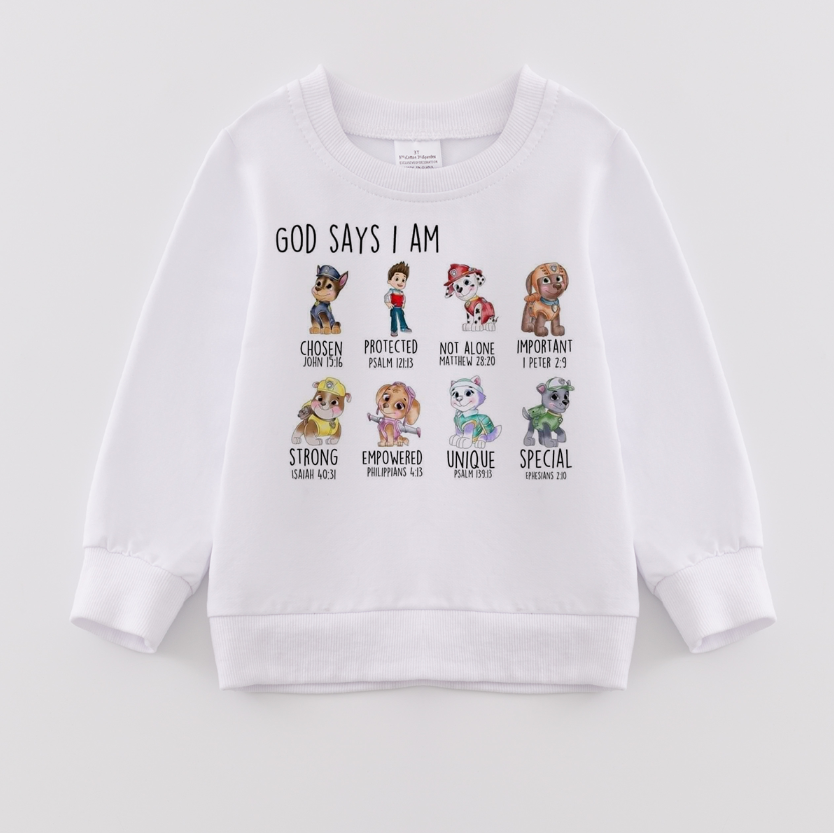 （Pre Order）Girls Fall Cowboy and Cartoon Print