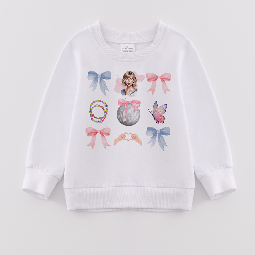 （Pre Order）Girls Fall TS Print Sweatshirt