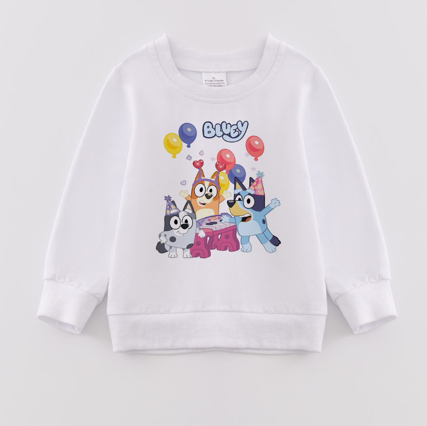 （Pre Order）Girls Fall TS Print Sweatshirt