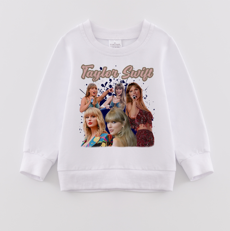 （Pre Order）Girls Fall TS Print Sweatshirt