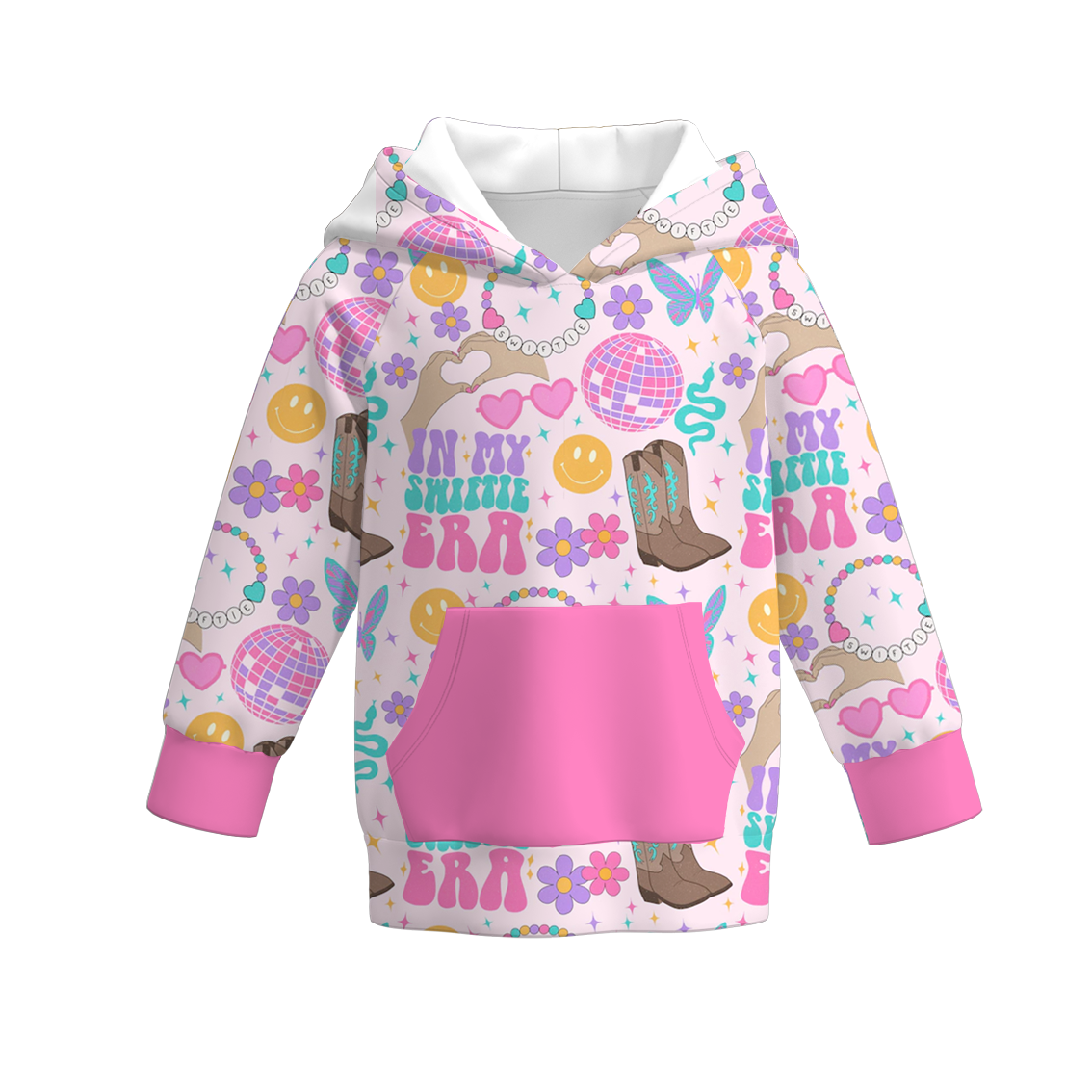 （Pre Order）Girls TS Print Milk Silk Hoodie