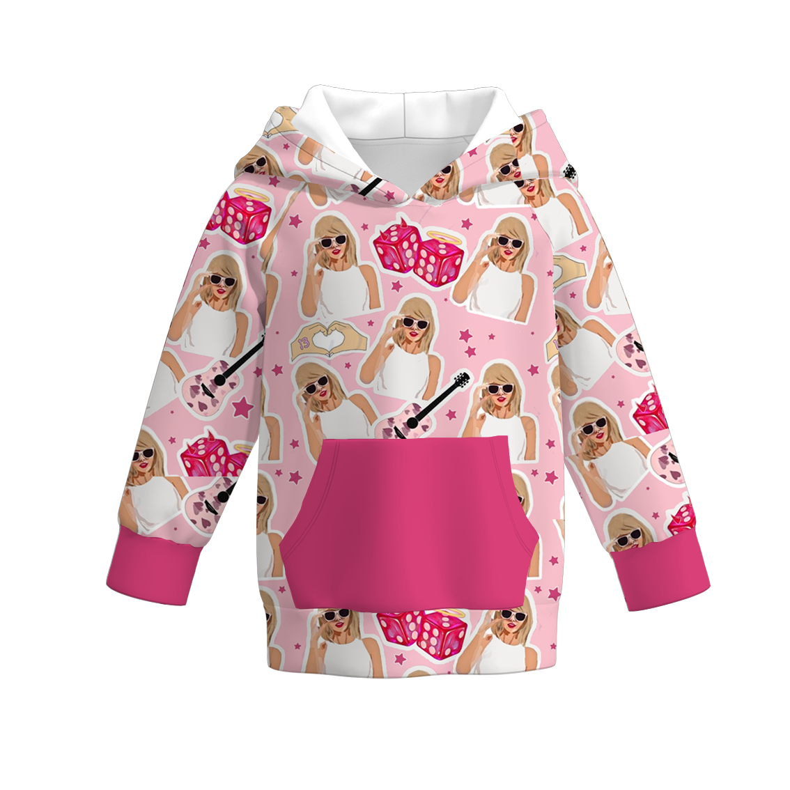 （Pre Order）Girls TS Print Milk Silk Hoodie