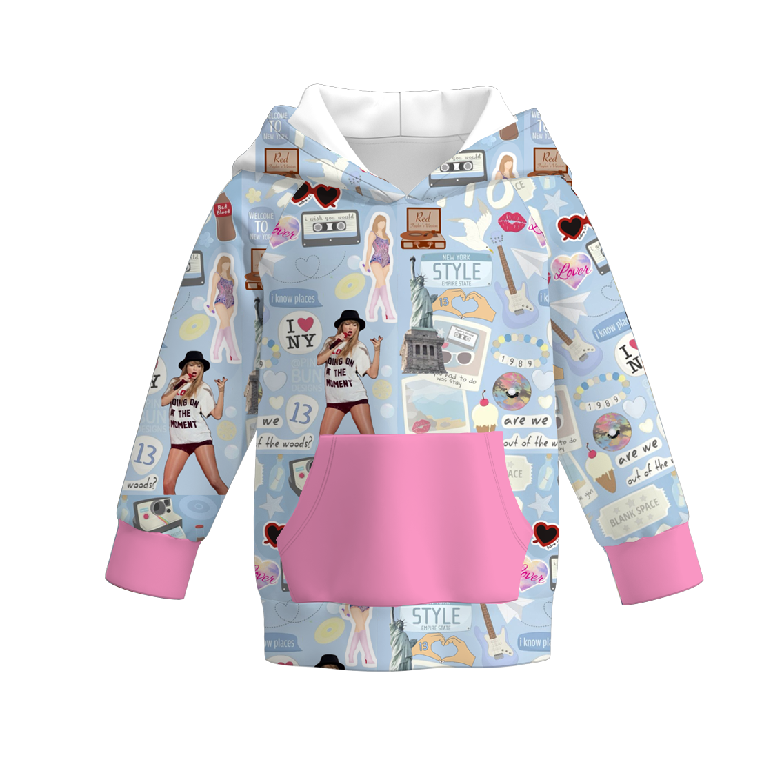 （Pre Order）Girls TS Print Milk Silk Hoodie