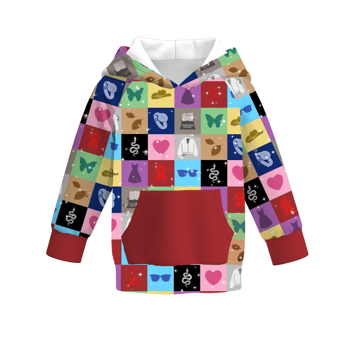 （Pre Order）Girls TS Print Milk Silk Hoodie