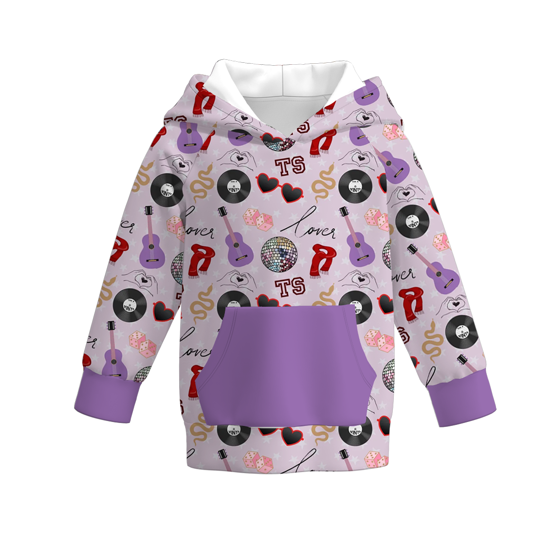 （Pre Order）Girls TS Print Milk Silk Hoodie