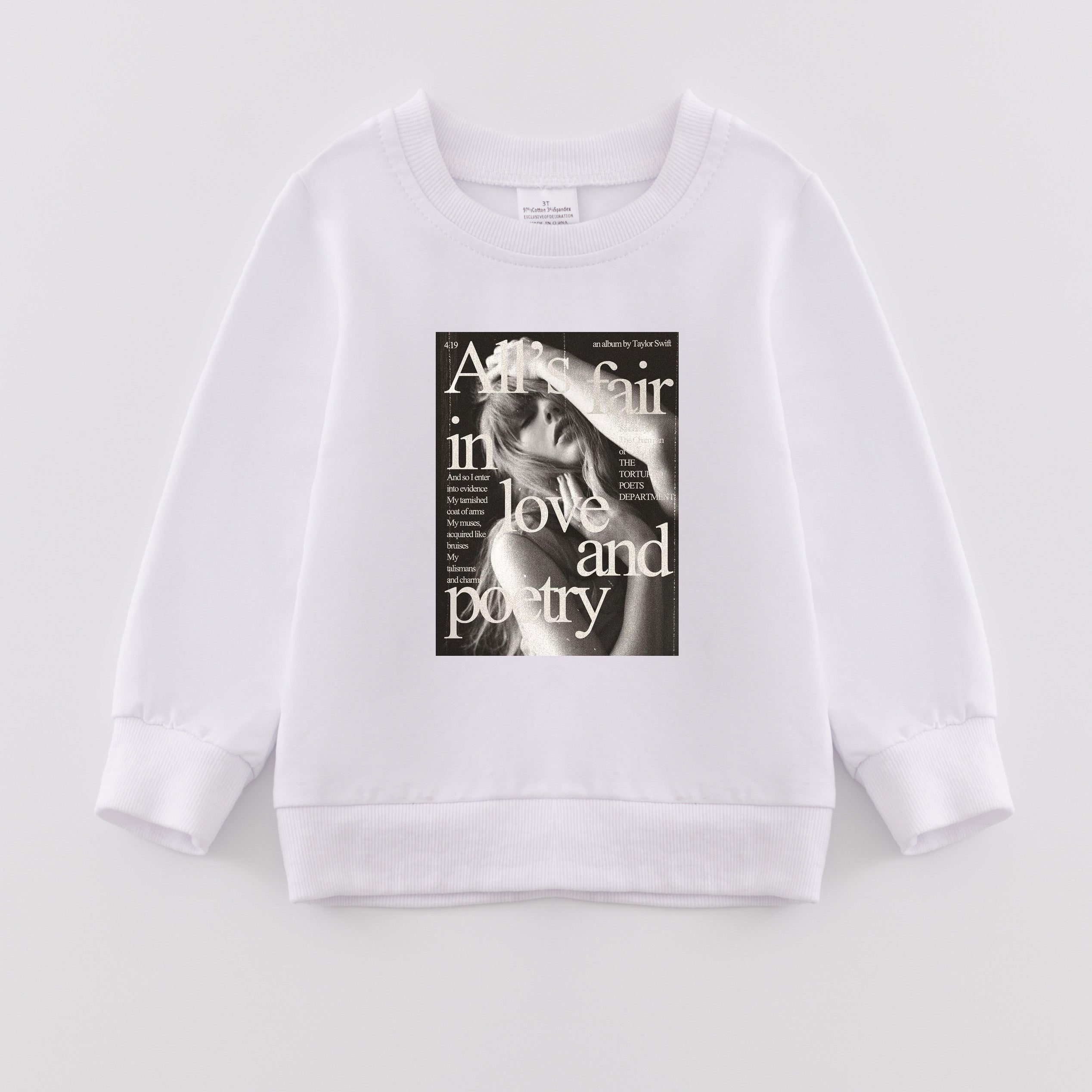 （Pre Order）Girls Fall TS Print Sweatshirt