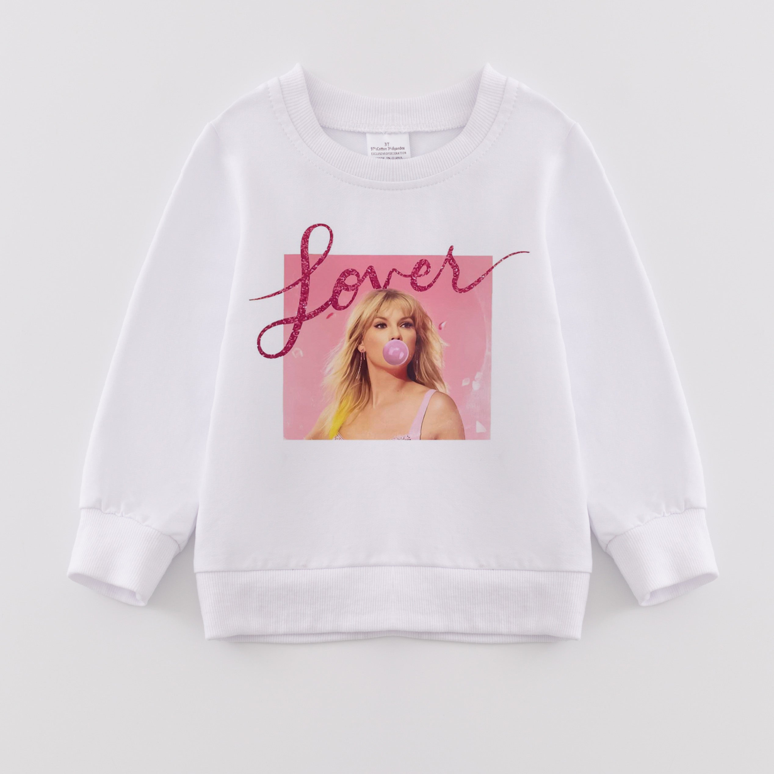 （Pre Order）Girls Valentine's Day Print Sweatshirt